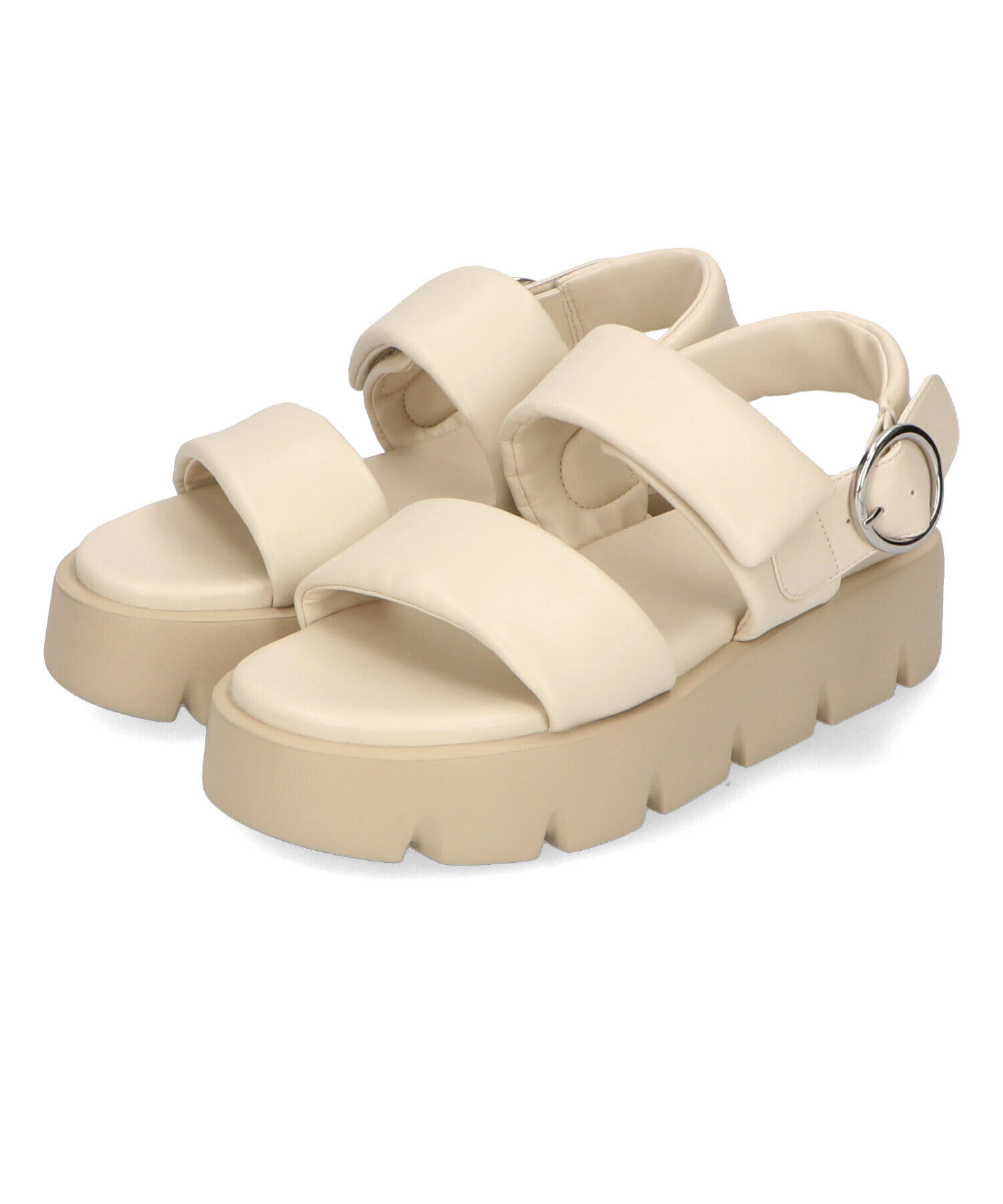 ORiental TRaffic「パデットダブルベルト厚底サンダル/41204」|サンダル|