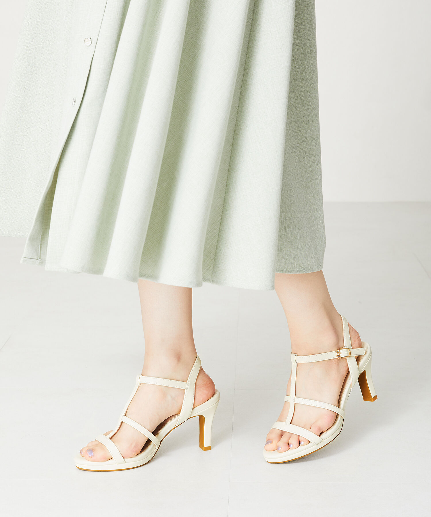 ORiental TRaffic「ボーンストラッププラットフォームサンダル/41206」|サンダル|