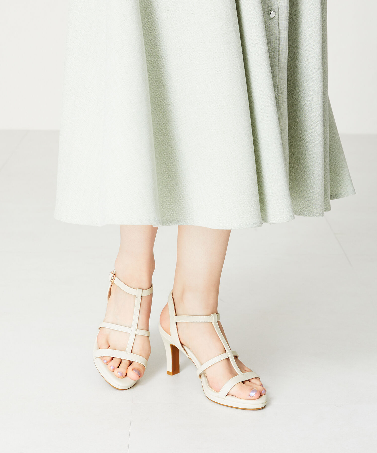 ORiental TRaffic「ボーンストラッププラットフォームサンダル/41206」|サンダル|