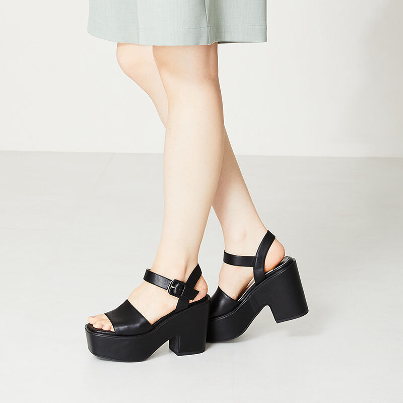 ORiental TRaffic「バックルベルト厚底サンダル/41209」|サンダル|