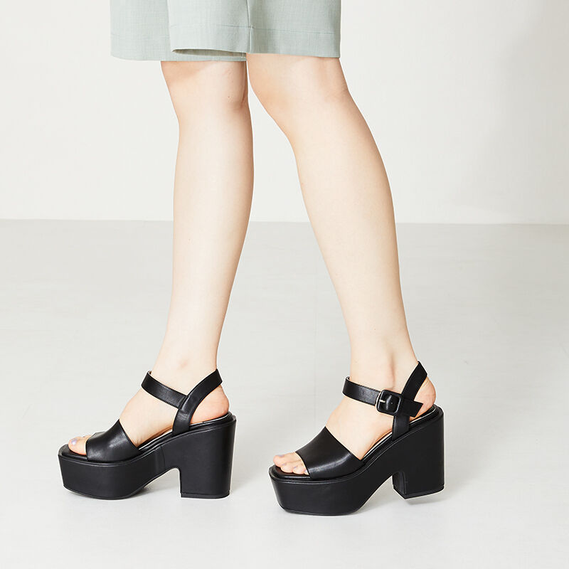 ORiental TRaffic「バックルベルト厚底サンダル/41209」|サンダル|