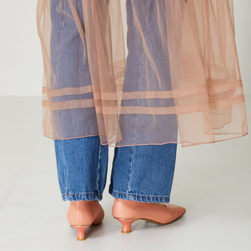 WA Oriental TRaffic「【アウトレット価格】スクエアトゥラインヒールパンプス/42109」|パンプス|