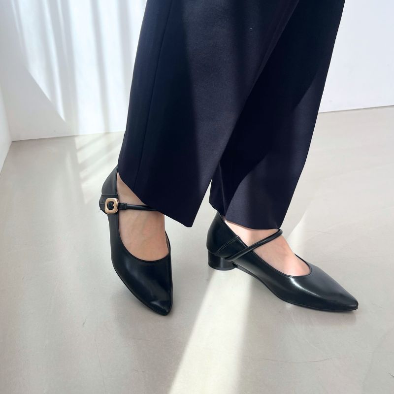 WA Oriental TRaffic「ポインテッドトゥストラップバブーシュ/42110 パンプス 人気 トレンド 売れてる」|パンプス|