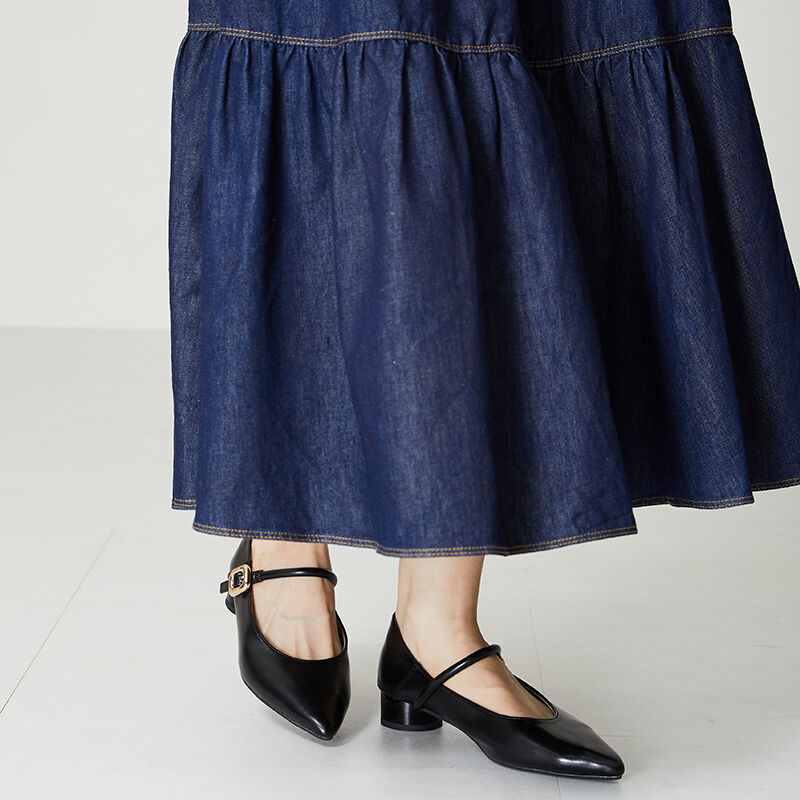 WA Oriental TRaffic「ポインテッドトゥストラップバブーシュ/42110 パンプス 人気 トレンド 売れてる」|パンプス|