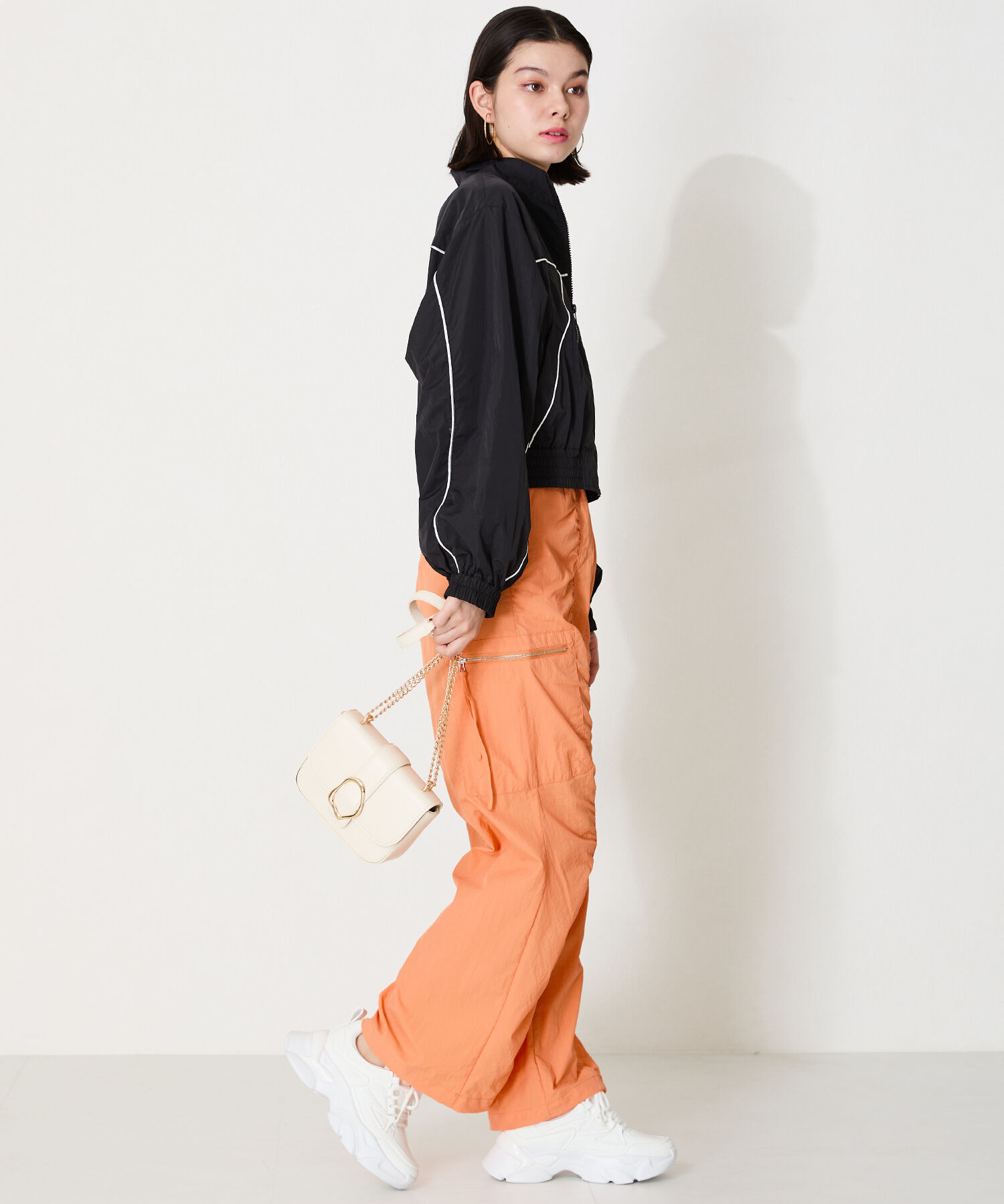 ORiental TRaffic「【トレンド】フレアソールシューレーススニーカー/OT3735 スニーカー 人気 売れてる スポーティー」|スニーカー|