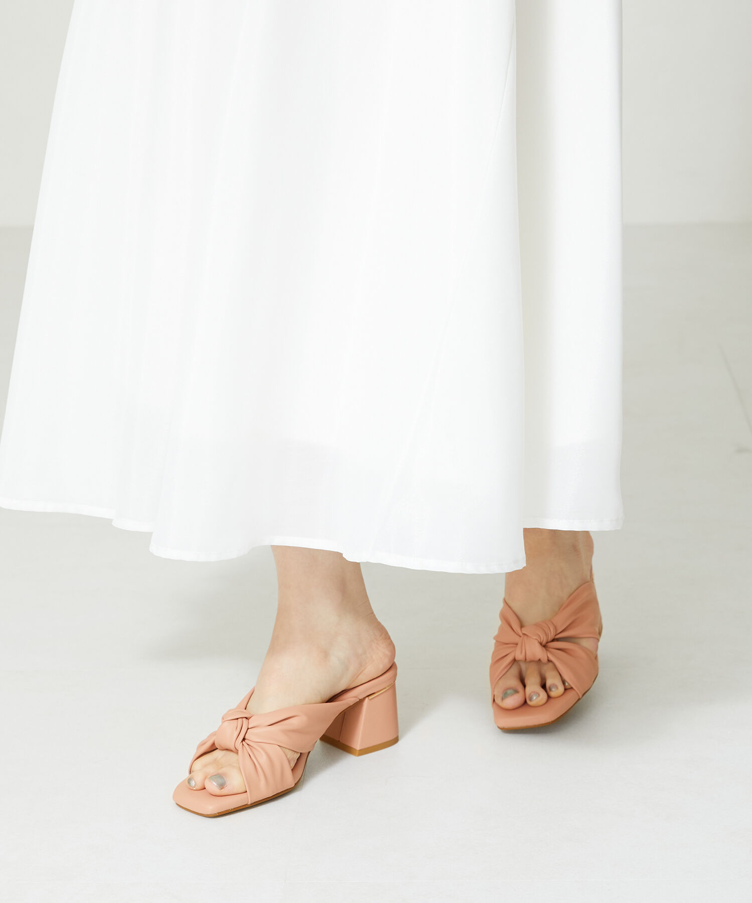 WA Oriental TRaffic「ソフトレザーリボンミュールサンダル/42202」|サンダル|