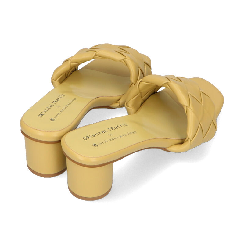 ORiental TRaffic「【アウトレット価格】編み込みミュールサンダル/21254 ミュールサンダル」|サンダル|