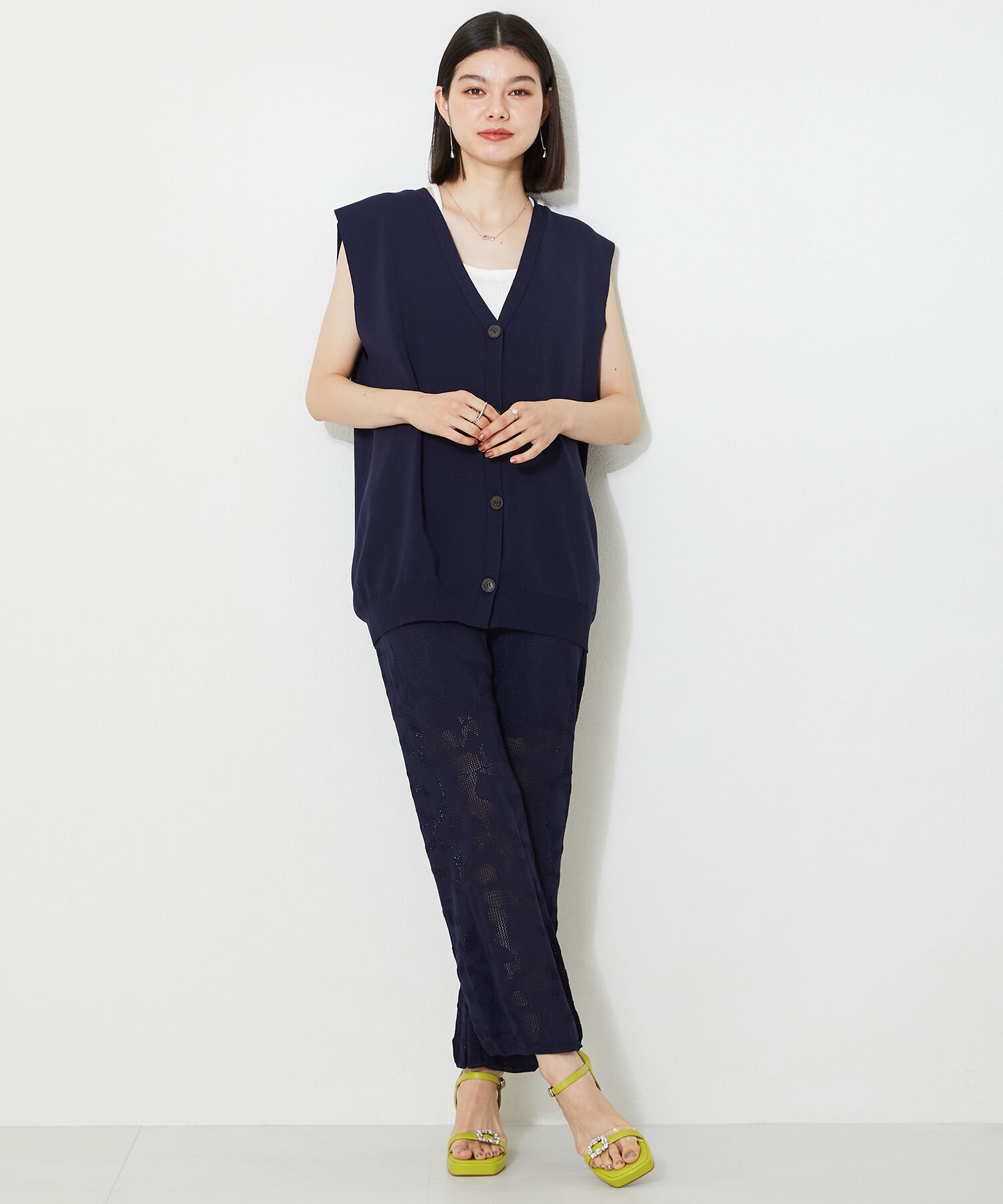 ORiental TRaffic「ビジューストラップヒールサンダル/41213」|サンダル|