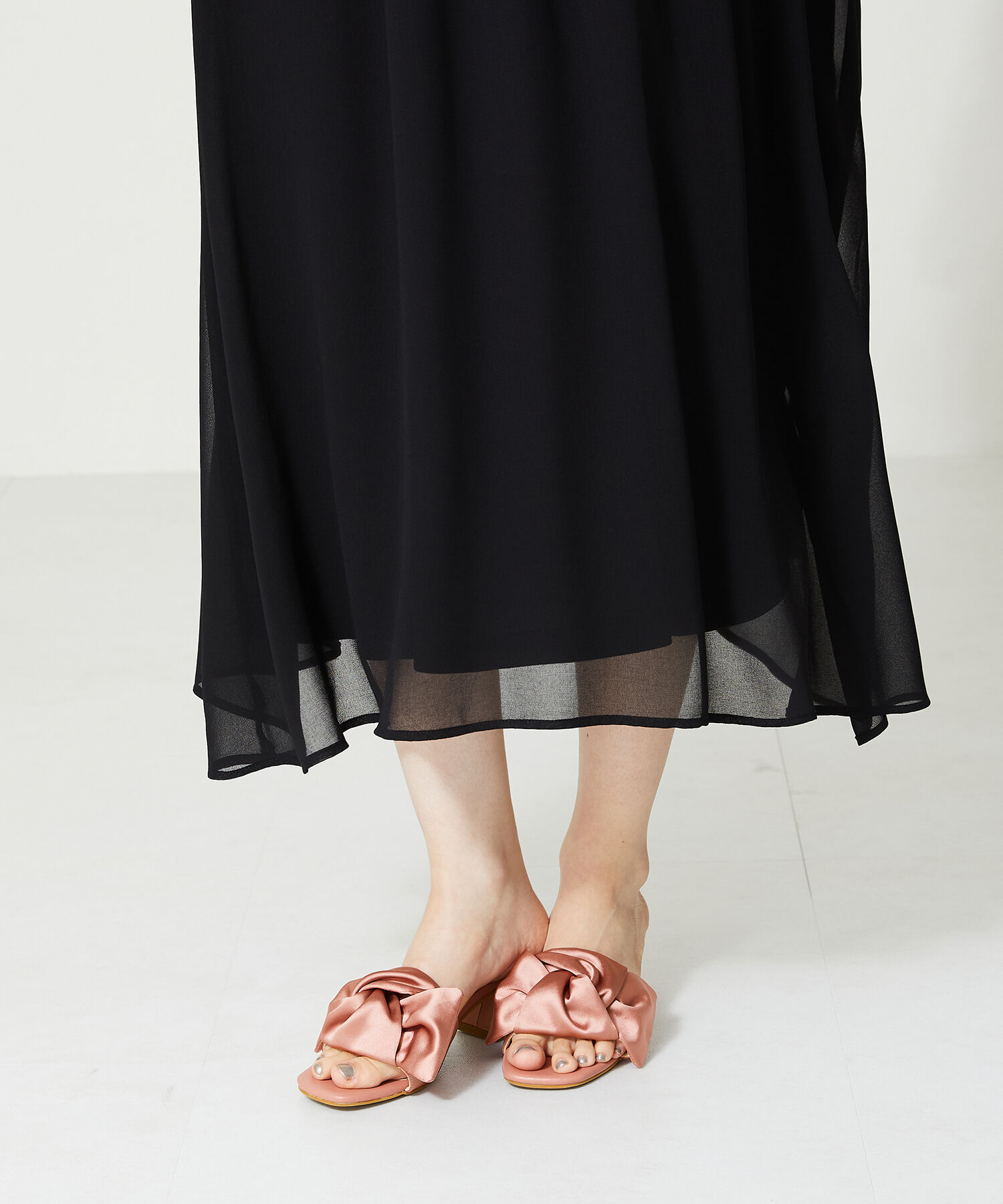 ORiental TRaffic「ビッグリボンモチーフミュール/41227」|サンダル|