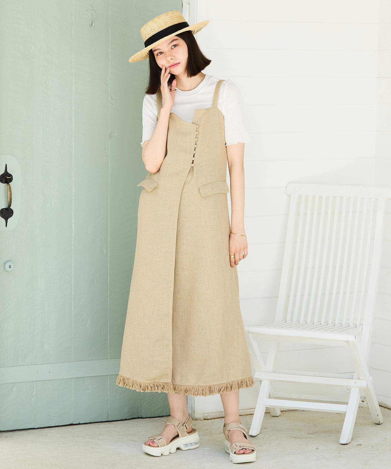 ORiental TRaffic「【アウトレット価格】ボリュームソールダブルベルトサンダル/OT3216 サンダル 人気 トレンド 売れてる」|サンダル|