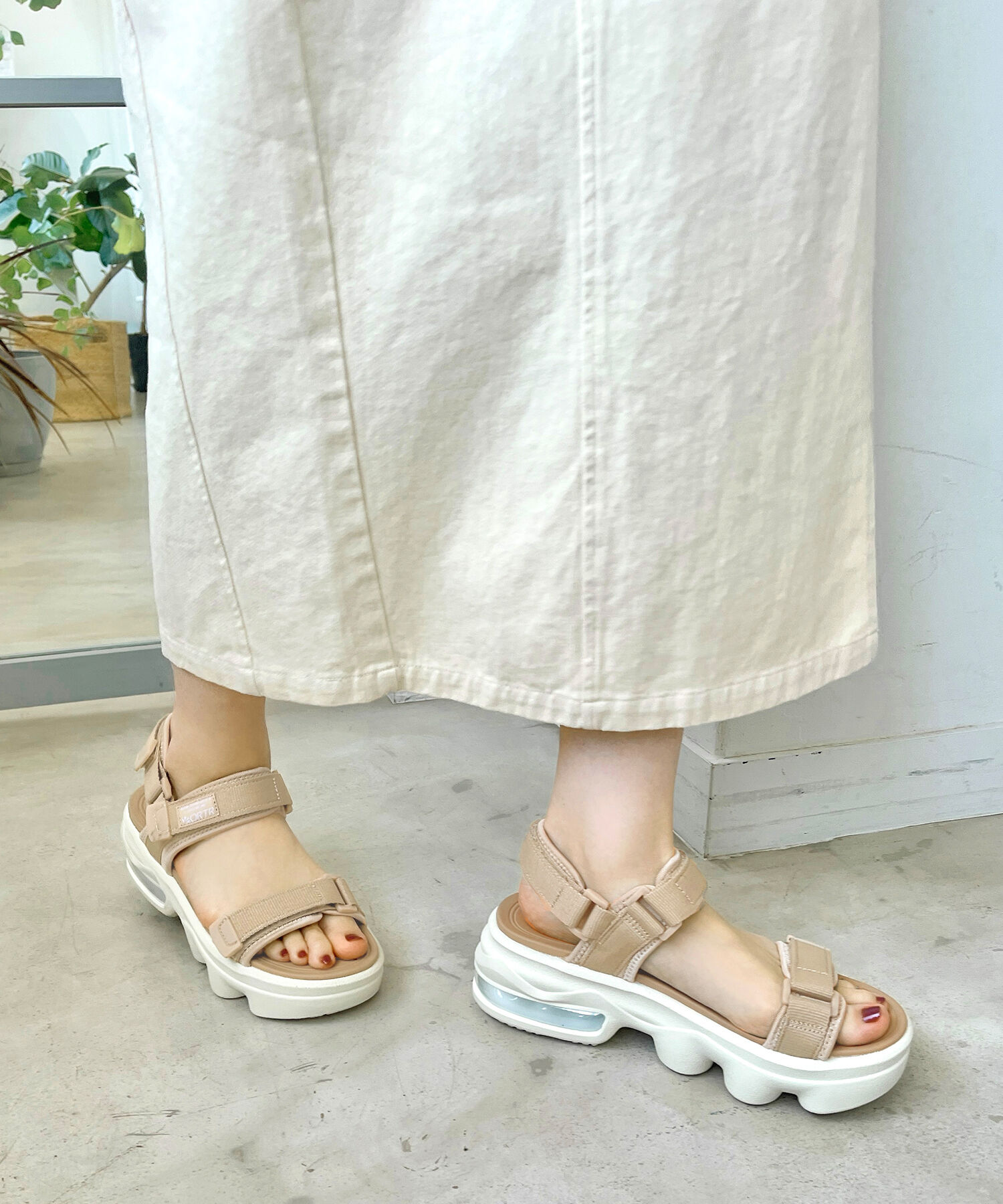 ORiental TRaffic「【アウトレット価格】ボリュームソールダブルベルトサンダル/OT3216 サンダル 人気 トレンド 売れてる」|サンダル|