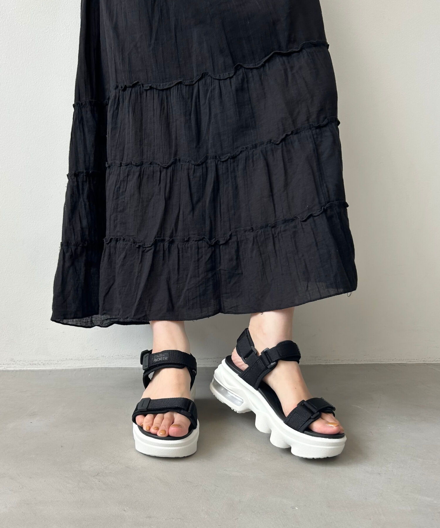 ORiental TRaffic「【アウトレット価格】ボリュームソールダブルベルトサンダル/OT3216 サンダル 人気 トレンド 売れてる」|サンダル|