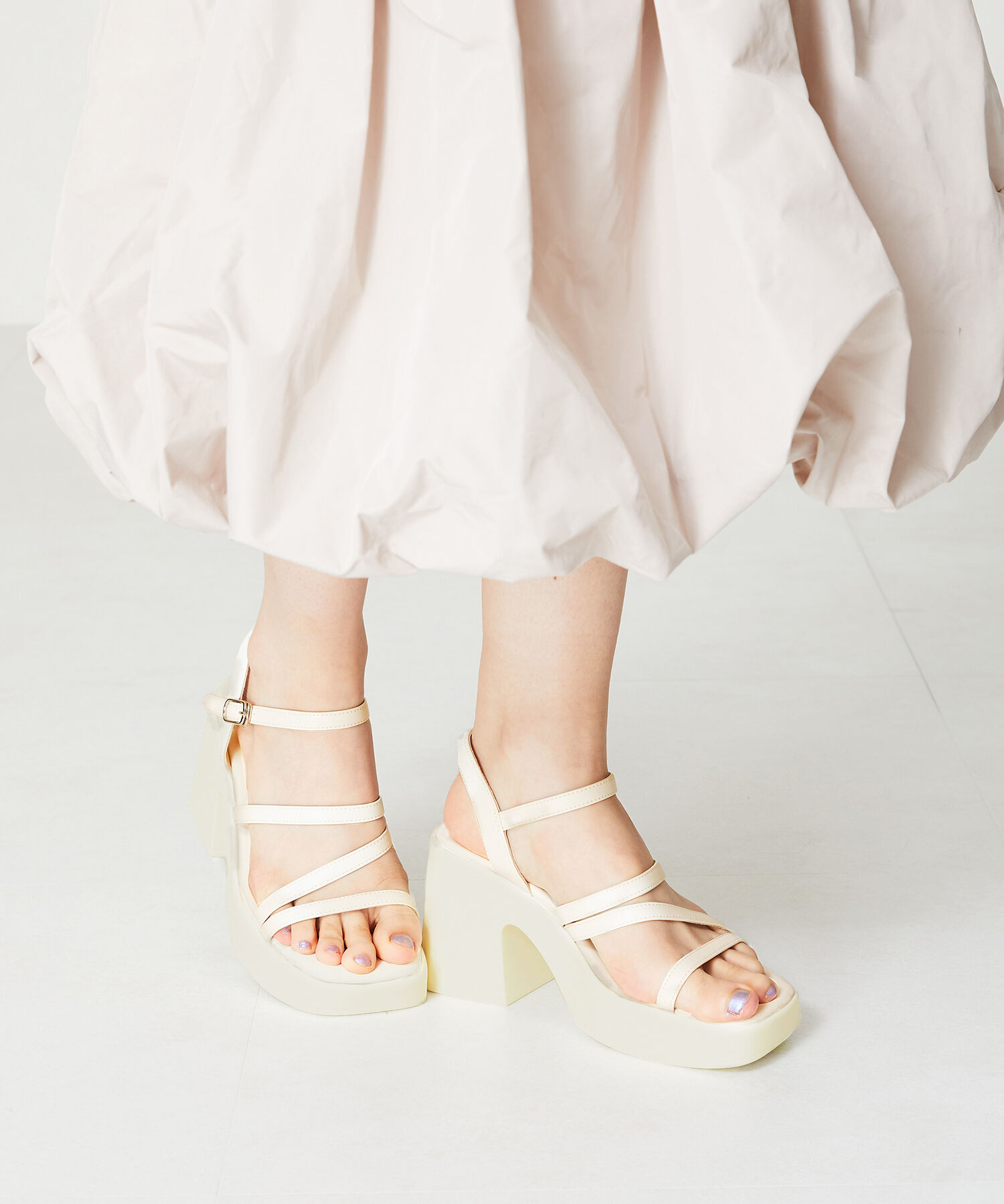 ORiental TRaffic「ナローストラップ厚底サンダル/41212」|サンダル|