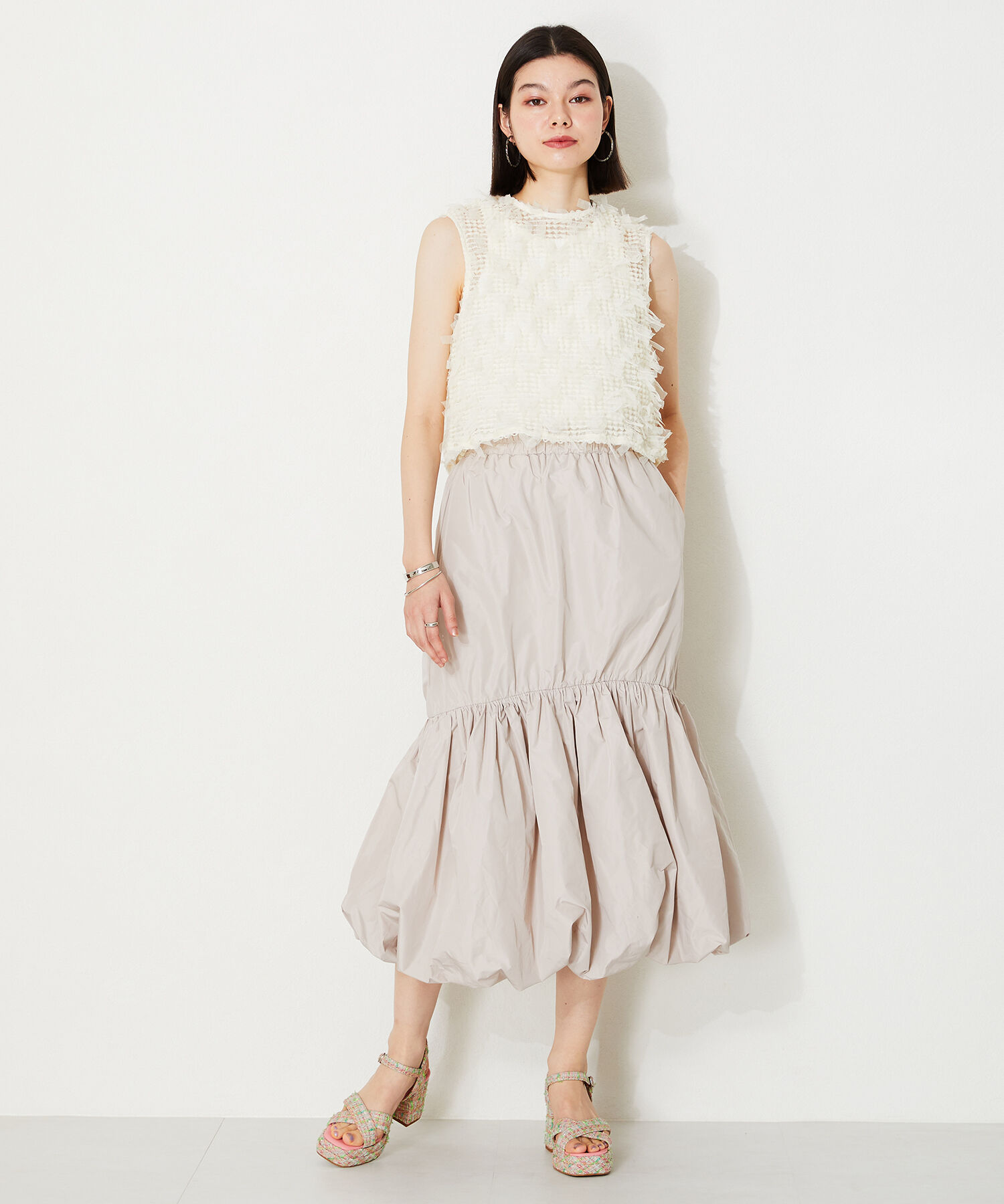 ORiental TRaffic「プラットフォームクロスベルトサンダル/41214」|サンダル|