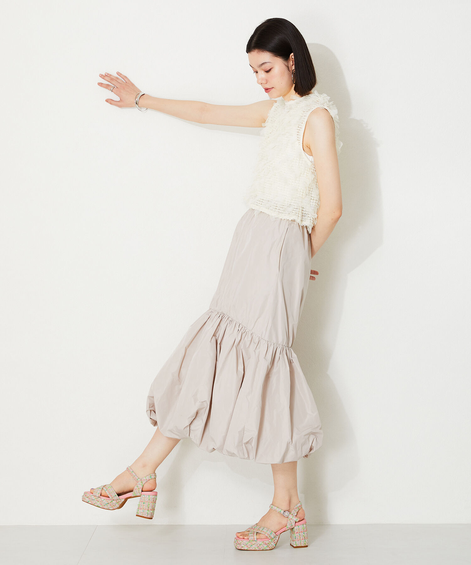 ORiental TRaffic「プラットフォームクロスベルトサンダル/41214」|サンダル|