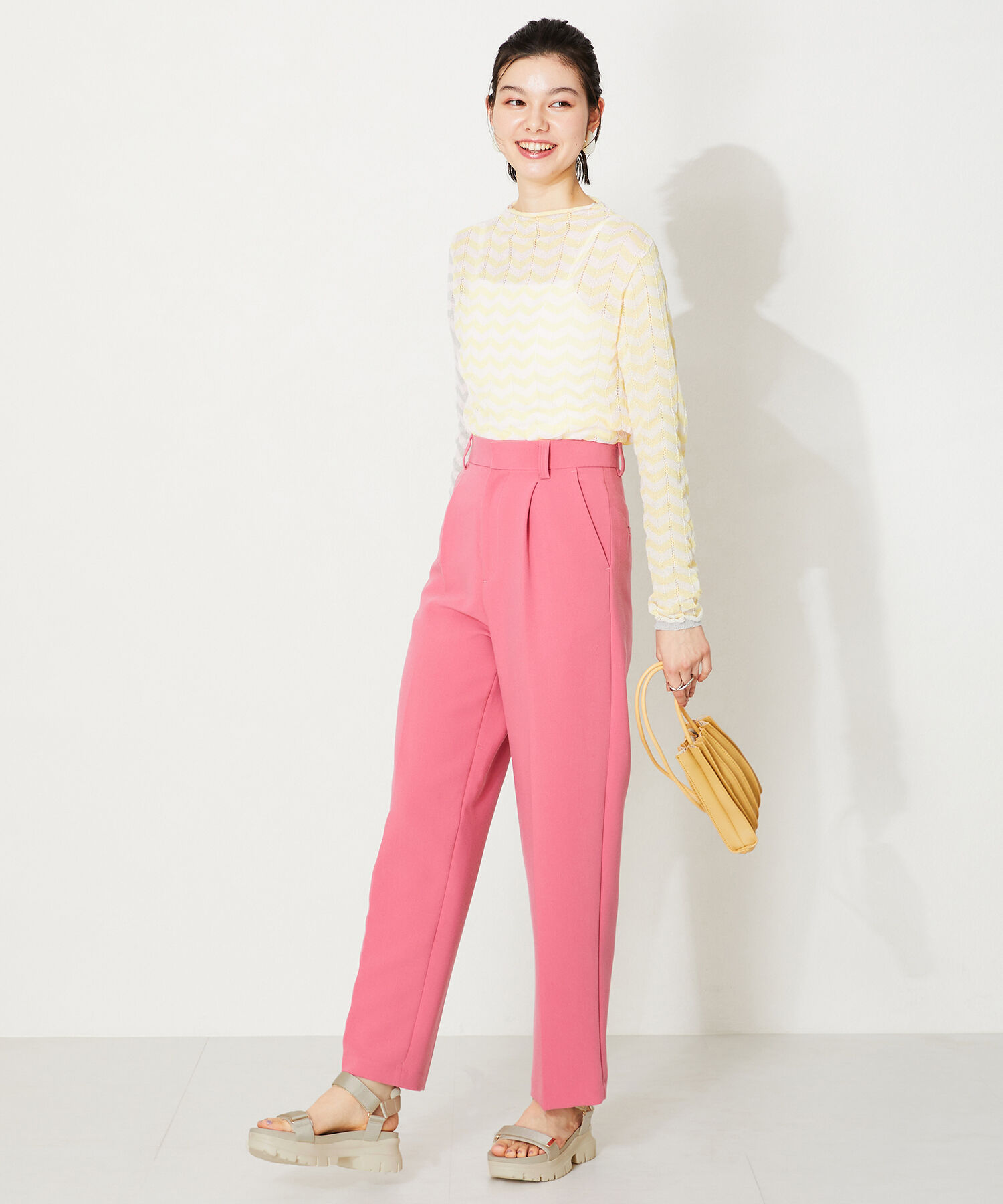 ORiental TRaffic「【アウトレット価格】サテンストラップ厚底サンダル/41215」|サンダル|