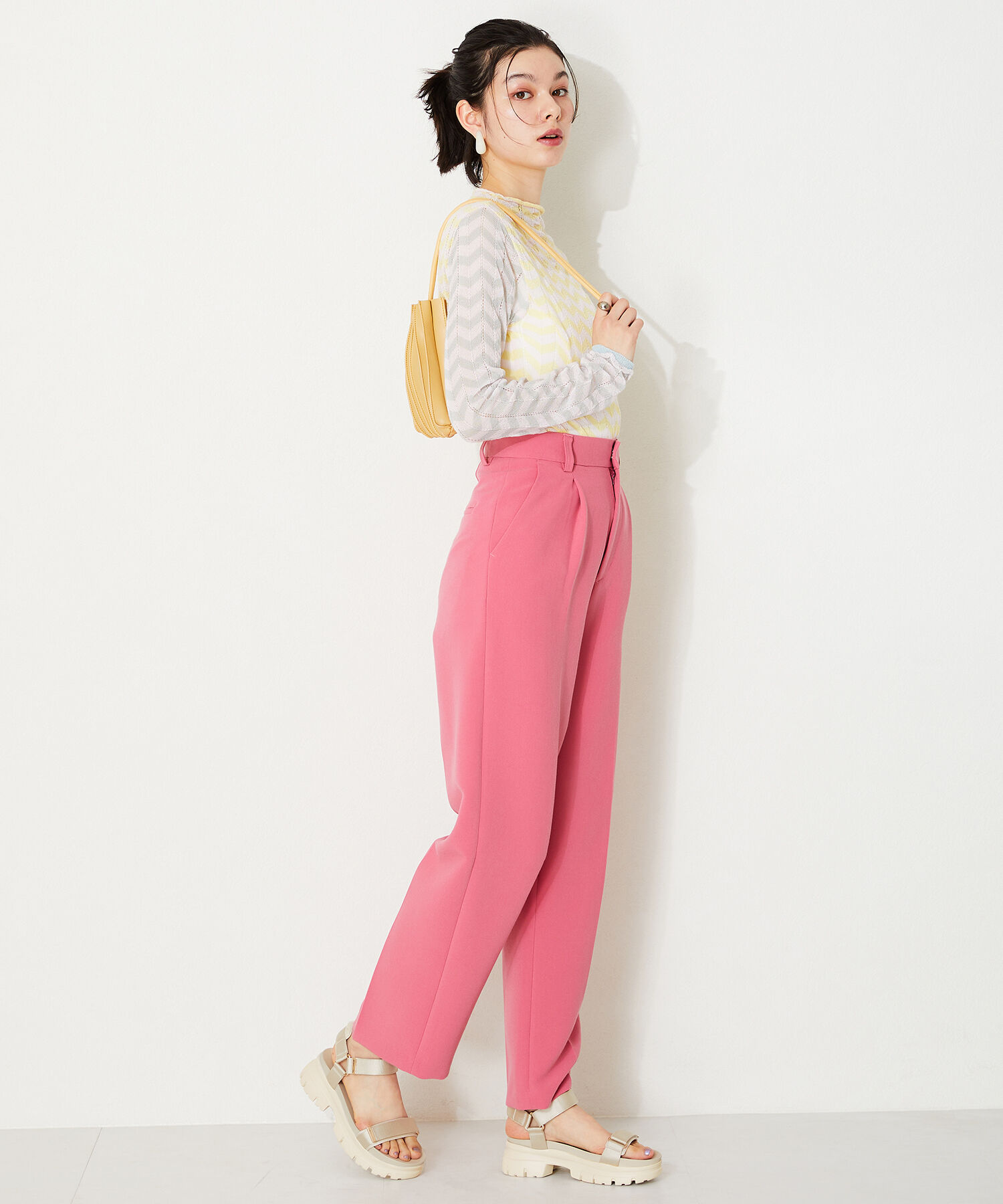 ORiental TRaffic「【アウトレット価格】サテンストラップ厚底サンダル/41215」|サンダル|