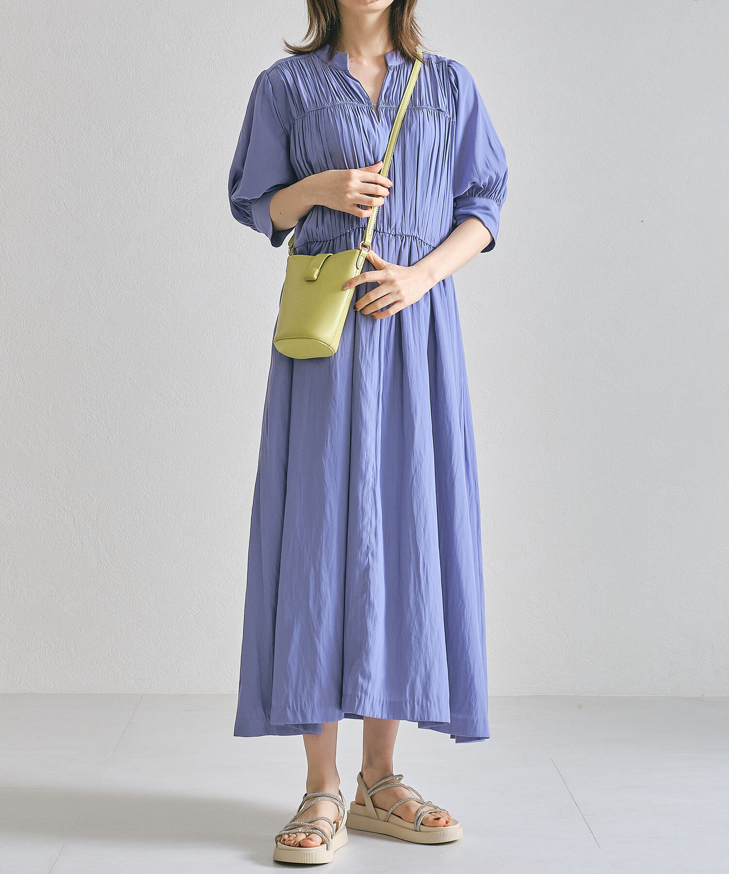 ORiental TRaffic「【BAG】フラップ付きショルダーポーチ/BA-231 ポーチ バッグ　普段使い お出掛け 旅行 カジュアル」|ショルダー・メッセンジャー|