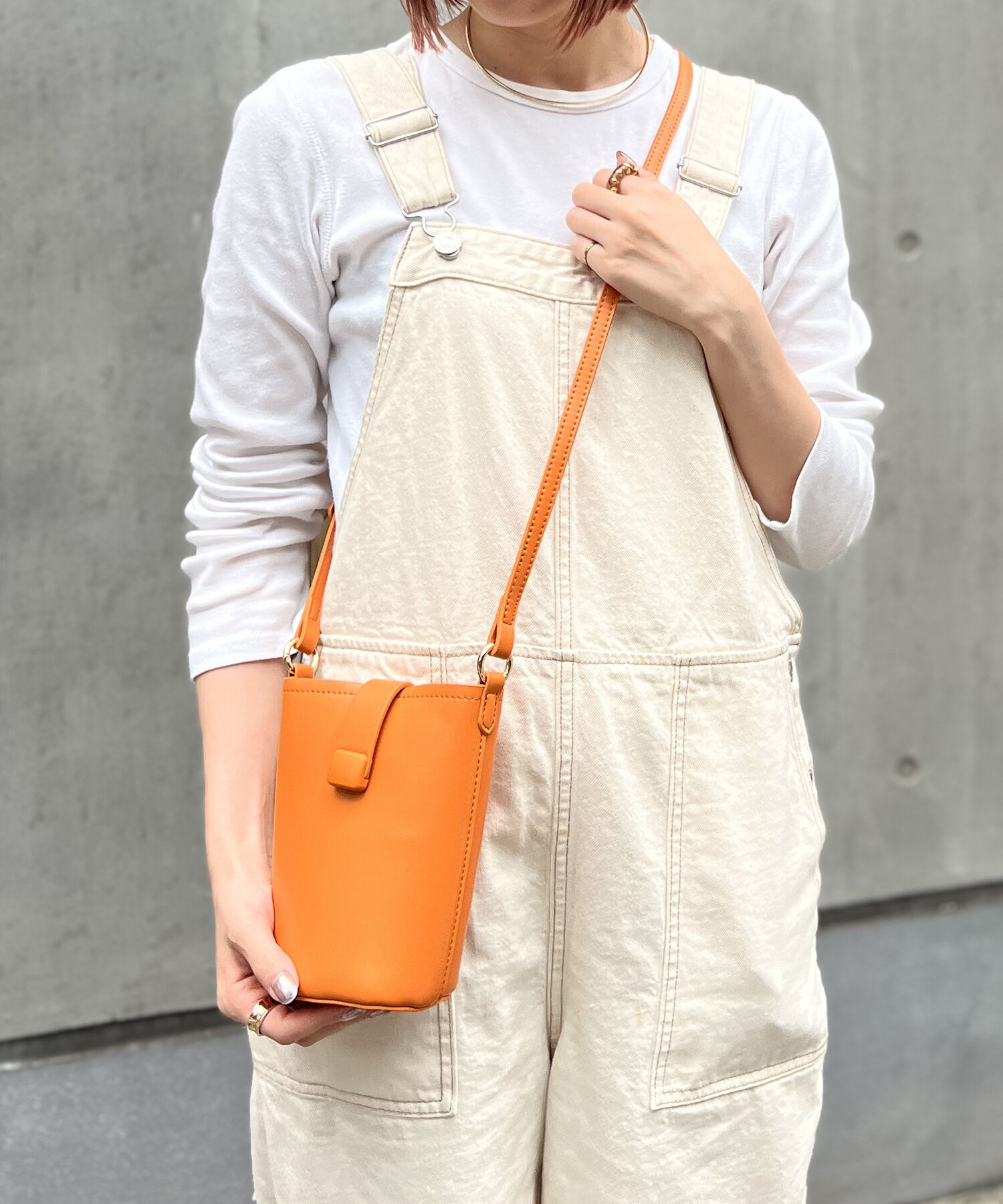 ORiental TRaffic「【BAG】フラップ付きショルダーポーチ/BA-231 ポーチ バッグ　普段使い お出掛け 旅行 カジュアル」|ショルダー・メッセンジャー|