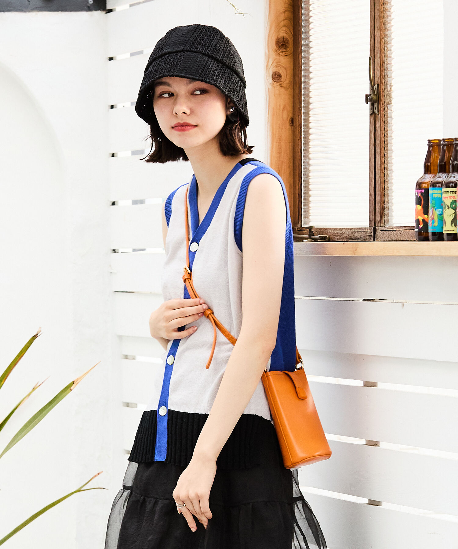 ORiental TRaffic「【BAG】フラップ付きショルダーポーチ/BA-231 ポーチ バッグ　普段使い お出掛け 旅行 カジュアル」|ショルダー・メッセンジャー|