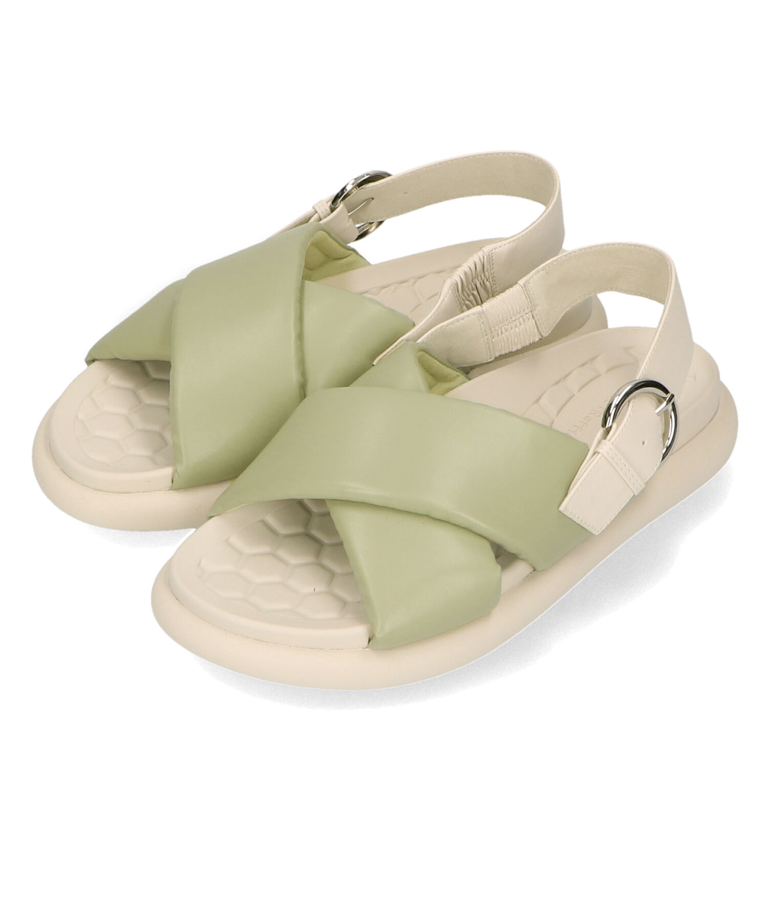 ORiental TRaffic「クロスベルトコンフォートサンダル/41240 サンダル フラット フィット 人気 売れてる トレンド」|サンダル|