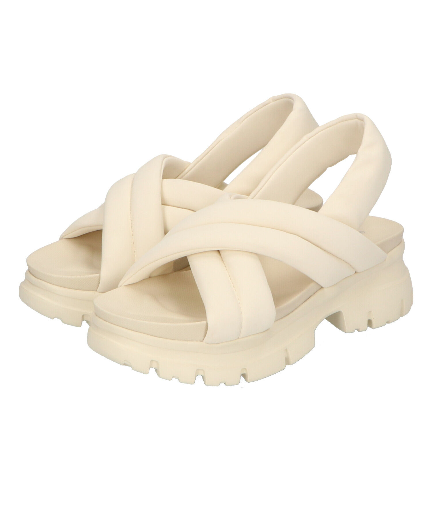 ORiental TRaffic「【WEB限定】クロスベルト厚底サンダル/41243」|サンダル|