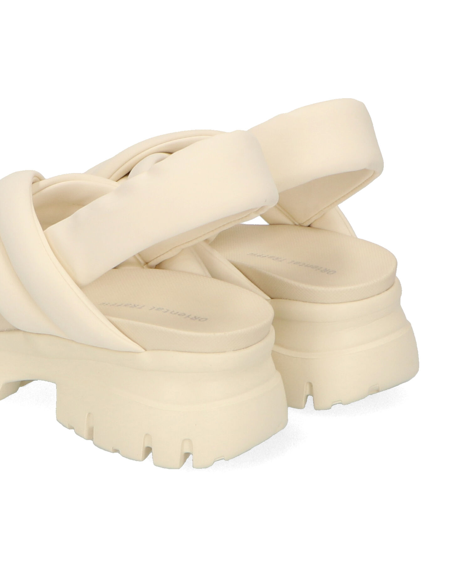 ORiental TRaffic「【WEB限定】クロスベルト厚底サンダル/41243」|サンダル|