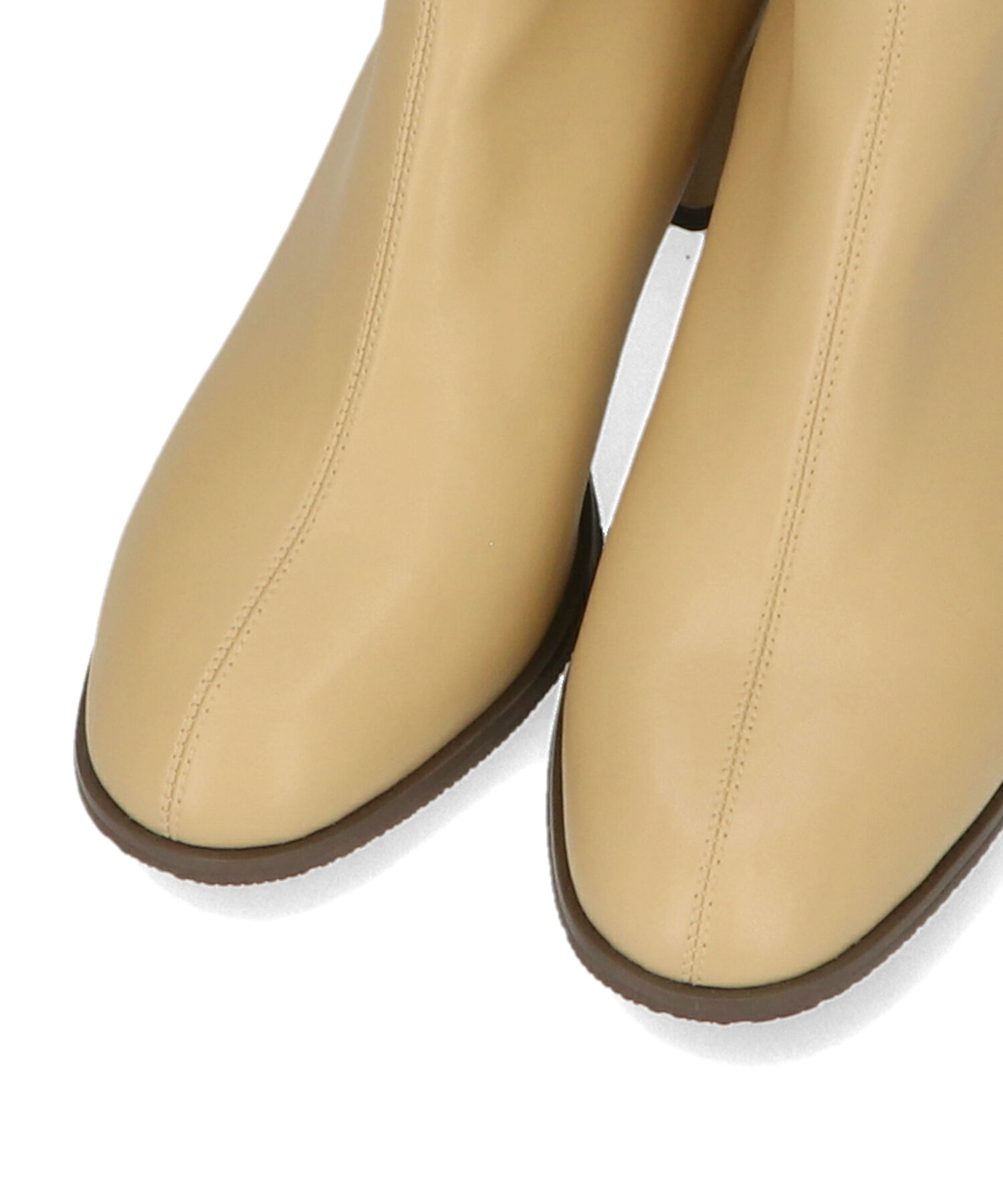 ORiental TRaffic「変形 ヒール ラウンドトゥ ショートブーツ /41405 太ヒール ヒール6.3ｃｍ」|ショートブーツ|