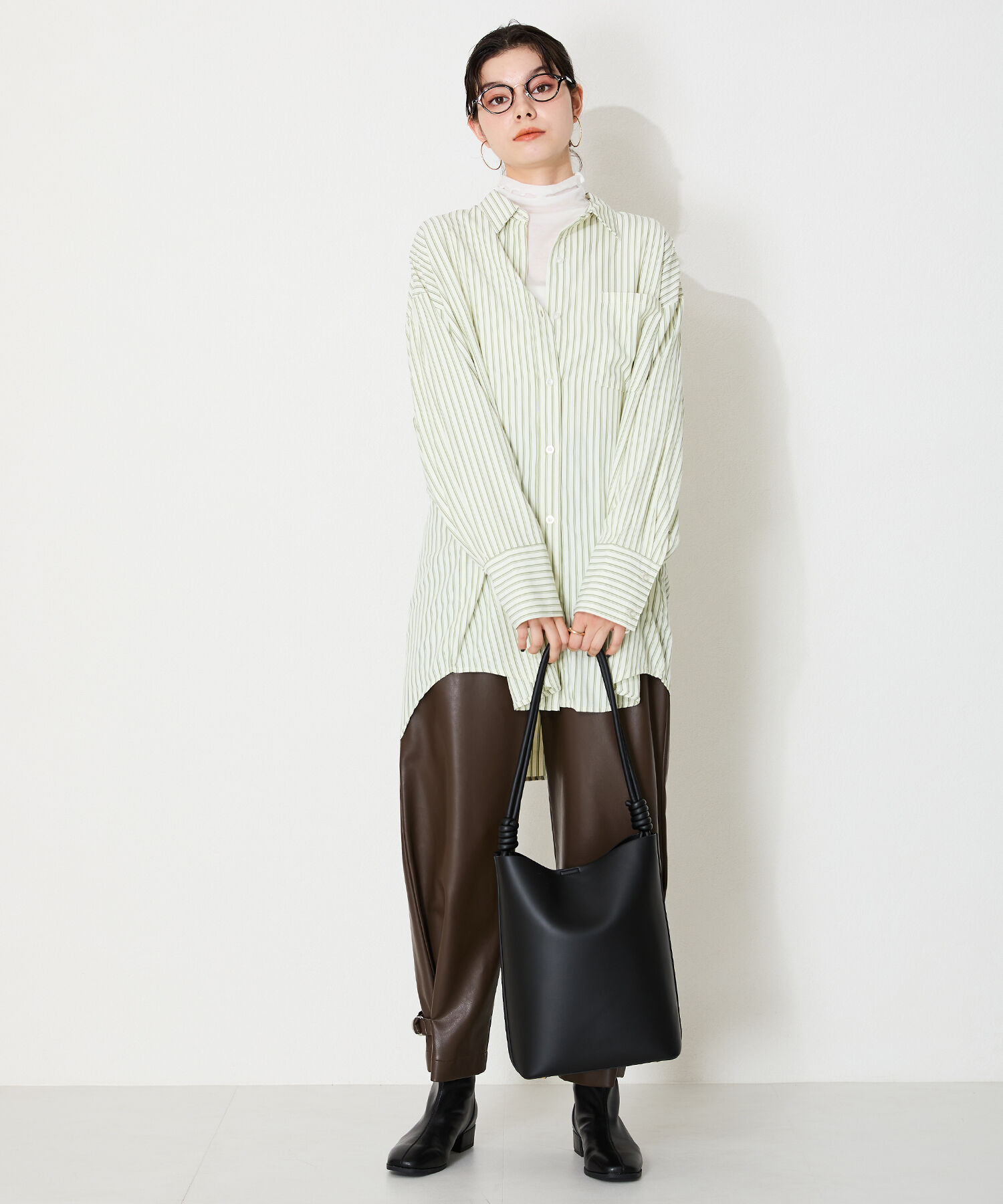 WA Oriental TRaffic「●2024秋冬新作●バックジップスクエアトゥストレッチブーツ/42403」|ショートブーツ|