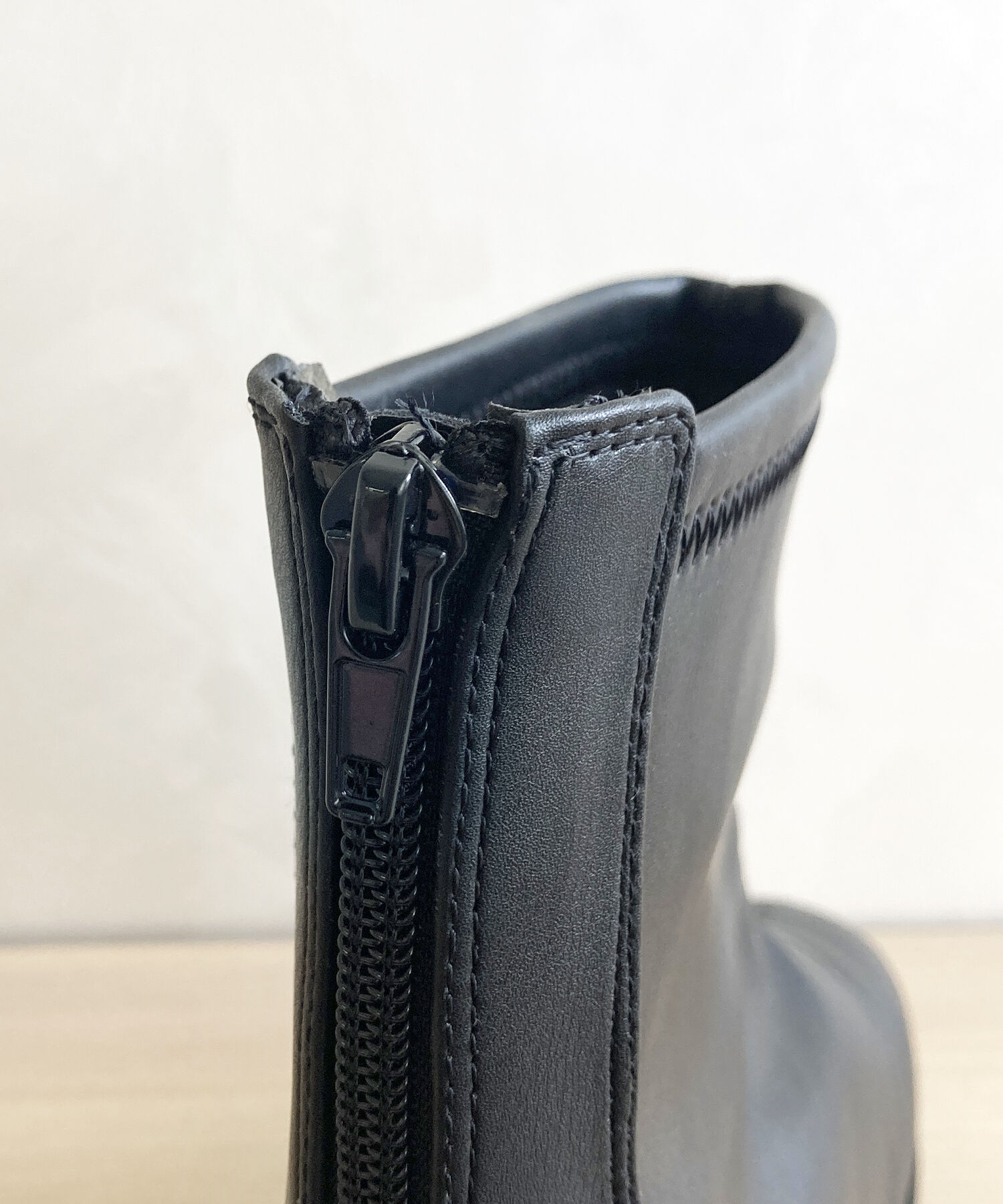 WA Oriental TRaffic「●2024秋冬新作●バックジップスクエアトゥストレッチブーツ/42403」|ショートブーツ|