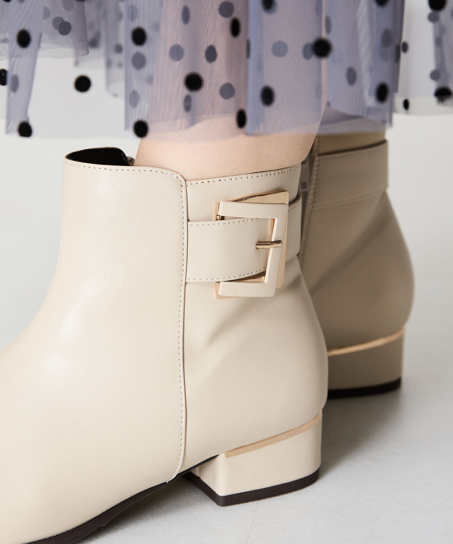 WA Oriental TRaffic「●2024秋冬新作●バックルベルトショートブーツ/42402」|ショートブーツ|