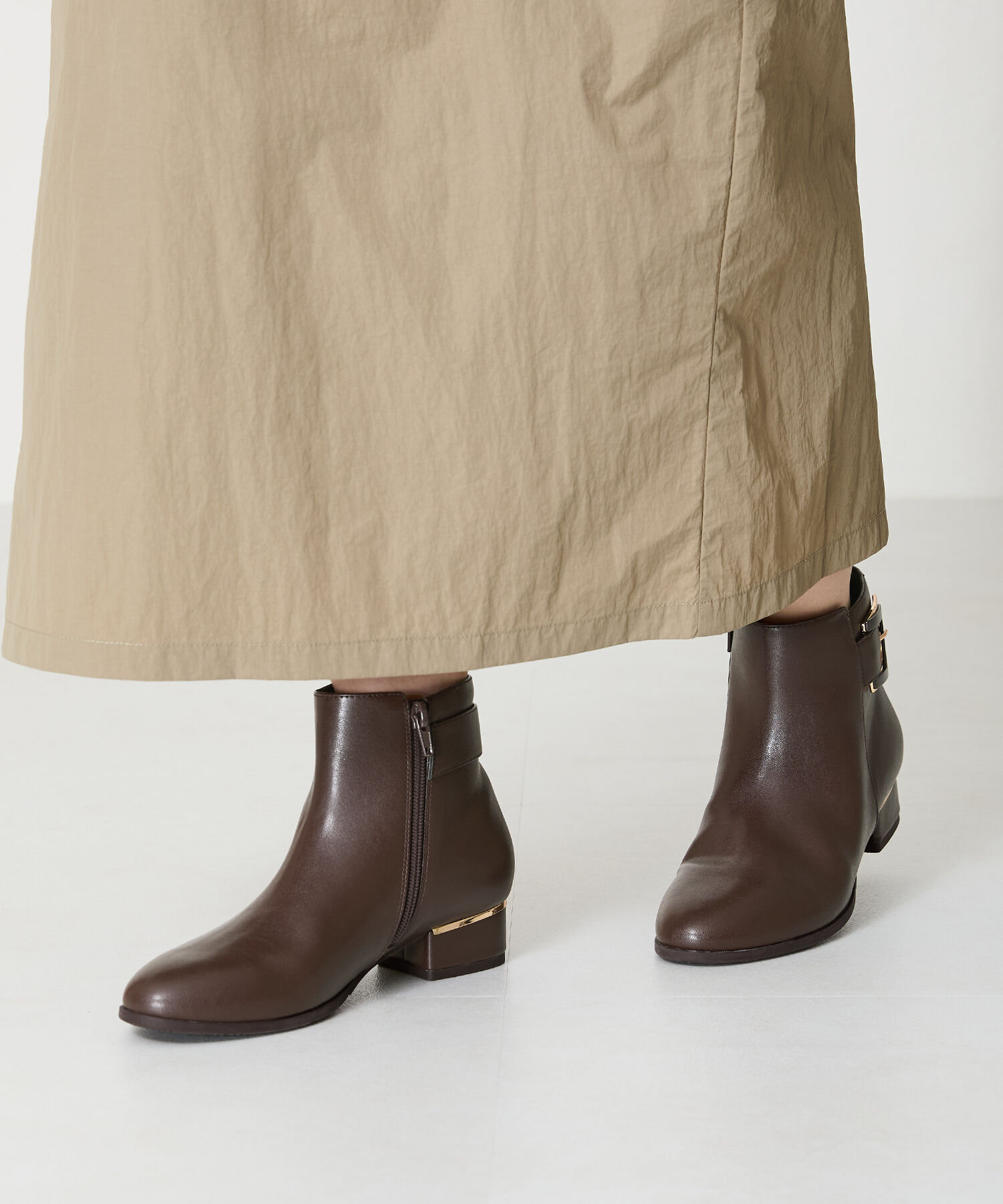 WA Oriental TRaffic「●2024秋冬新作●バックルベルトショートブーツ/42402」|ショートブーツ|