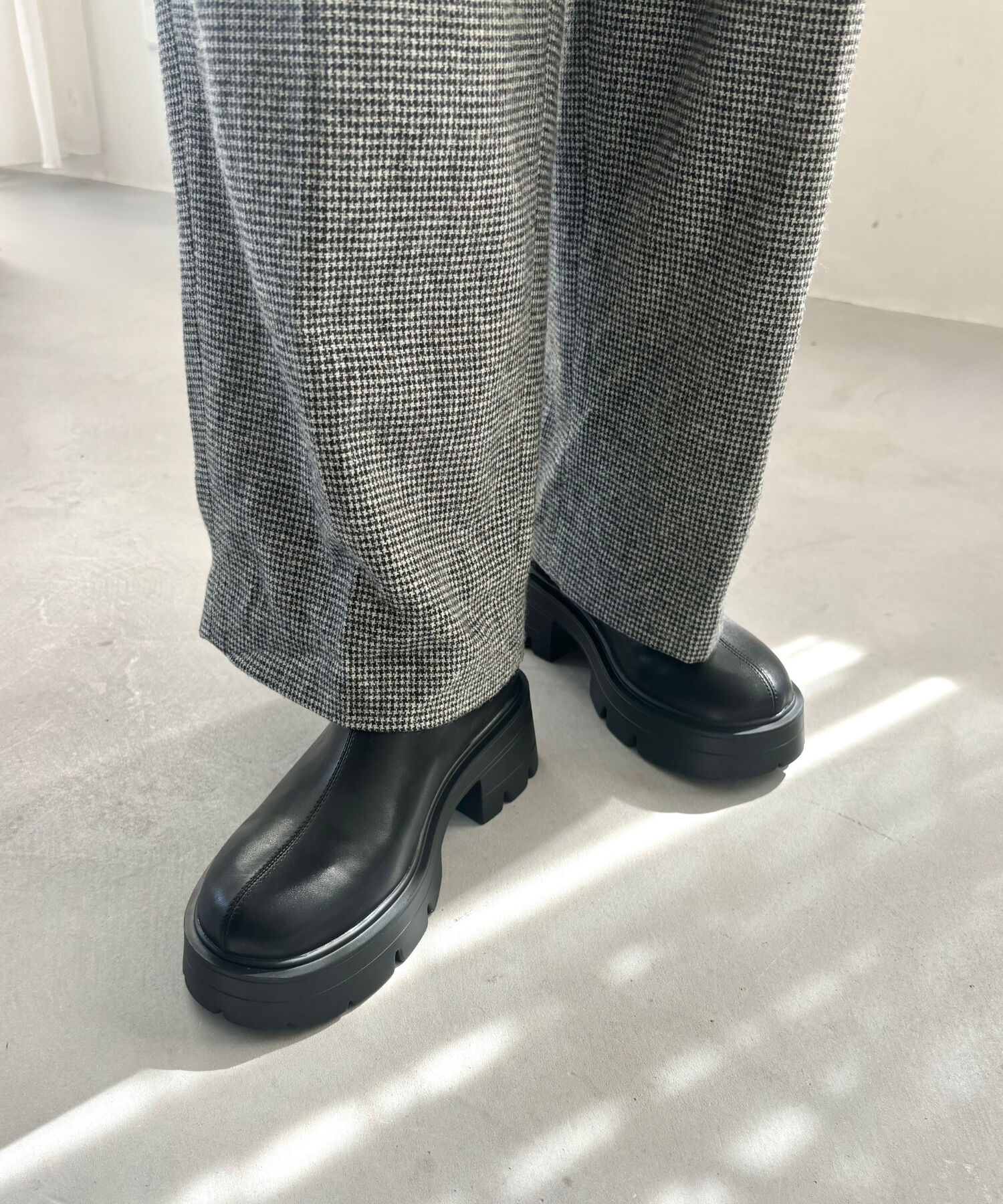 ORiental TRaffic「●2024秋冬新作●ソフトレザー厚底ショートブーツ/41416」|ショートブーツ|