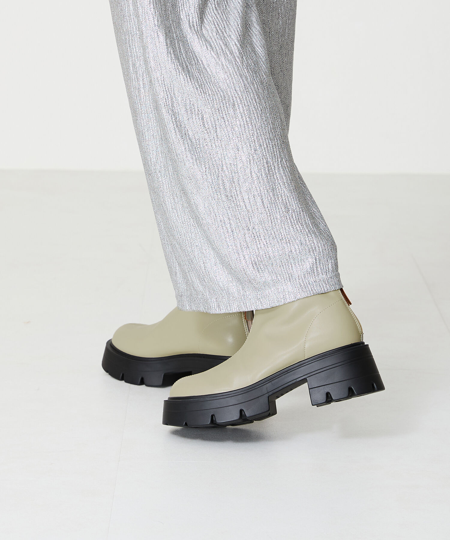 ORiental TRaffic「●2024秋冬新作●ソフトレザー厚底ショートブーツ/41416」|ショートブーツ|