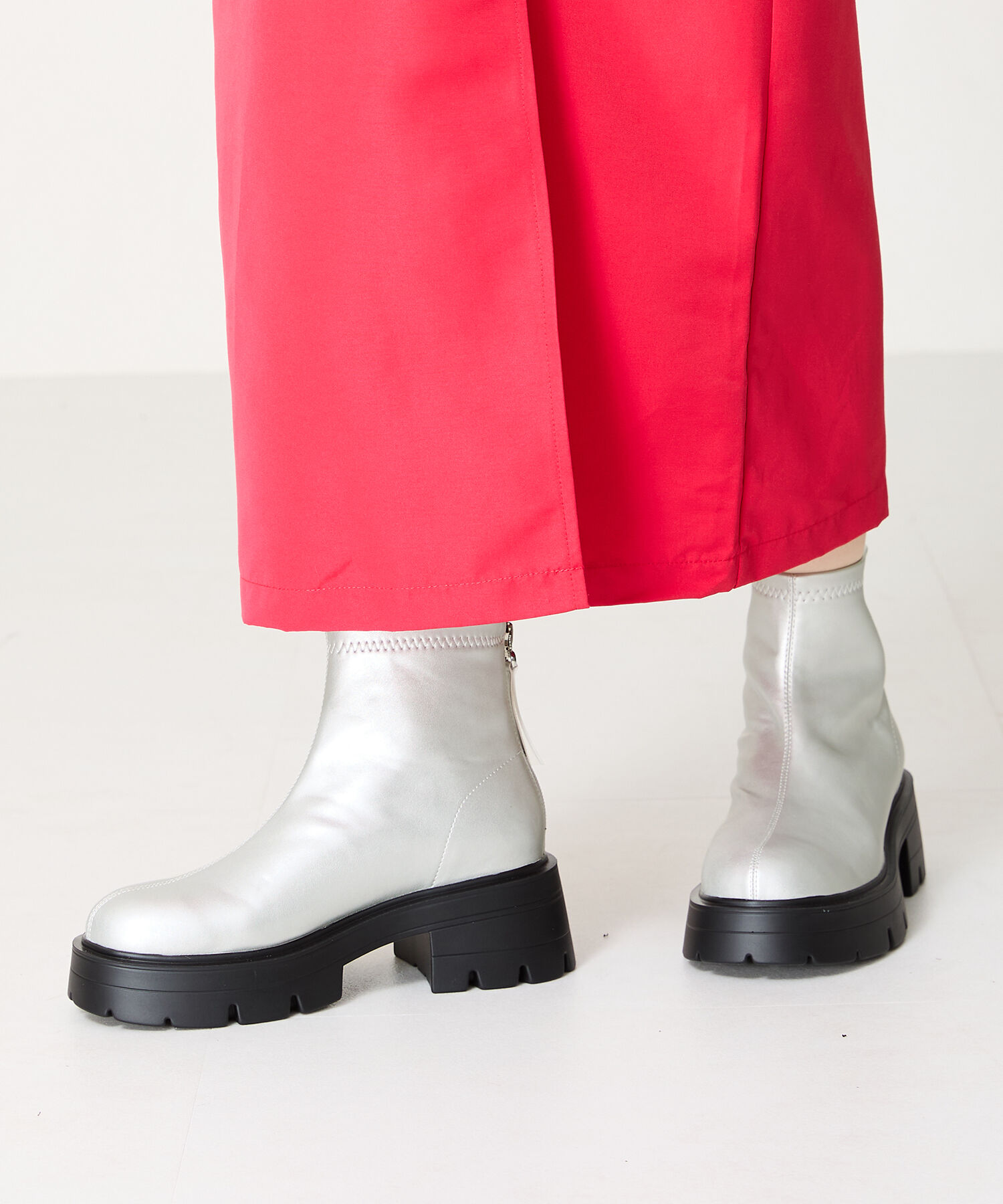 ORiental TRaffic「●2024秋冬新作●ソフトレザー厚底ショートブーツ/41416」|ショートブーツ|