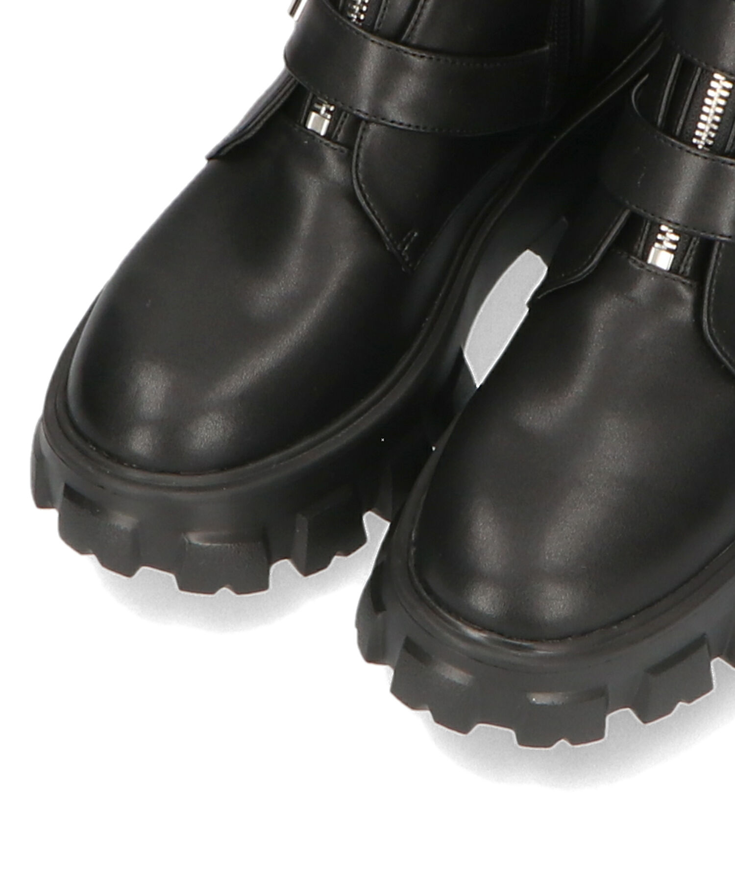 ORiental TRaffic「●2024秋冬新作●ジップデザインベルトバックルブーツ/41417」|ショートブーツ|