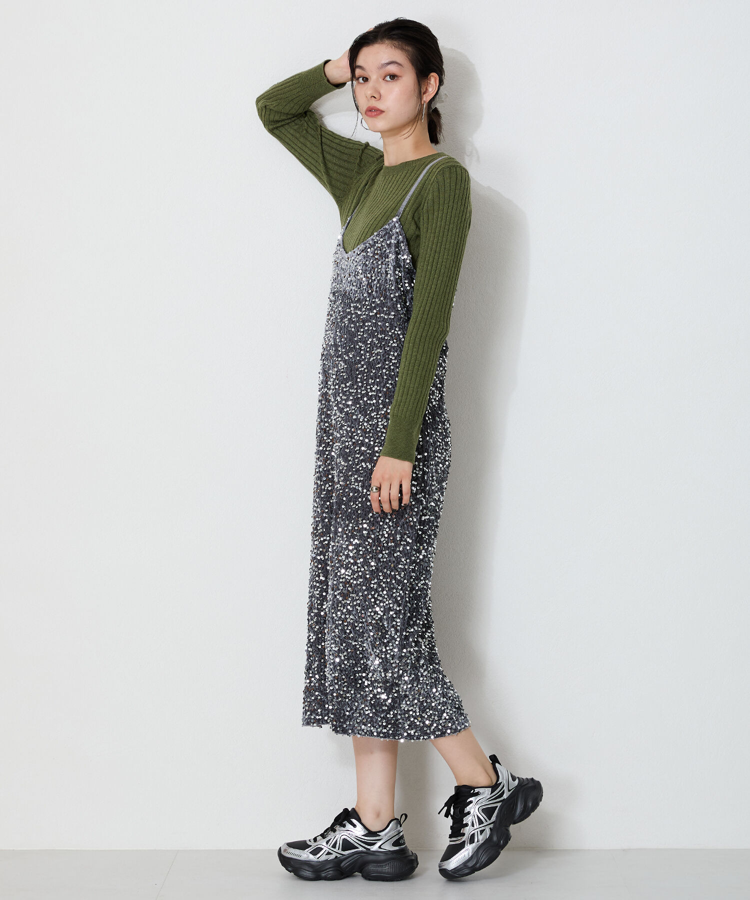 ORiental TRaffic「【アウトレット価格】ボリュームソールハイテクスニーカー/OT3747」|スニーカー|