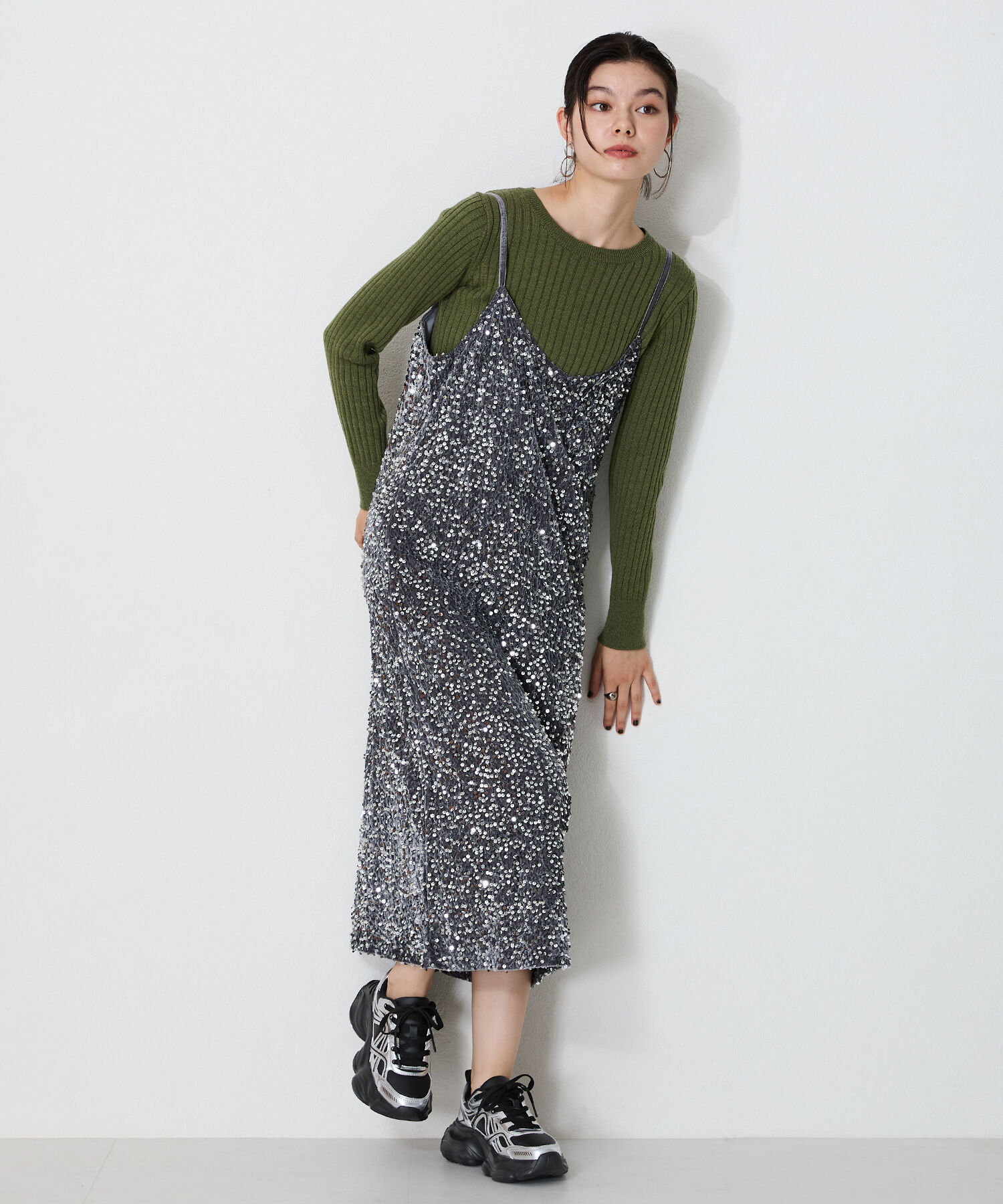 ORiental TRaffic「【アウトレット価格】ボリュームソールハイテクスニーカー/OT3747」|スニーカー|