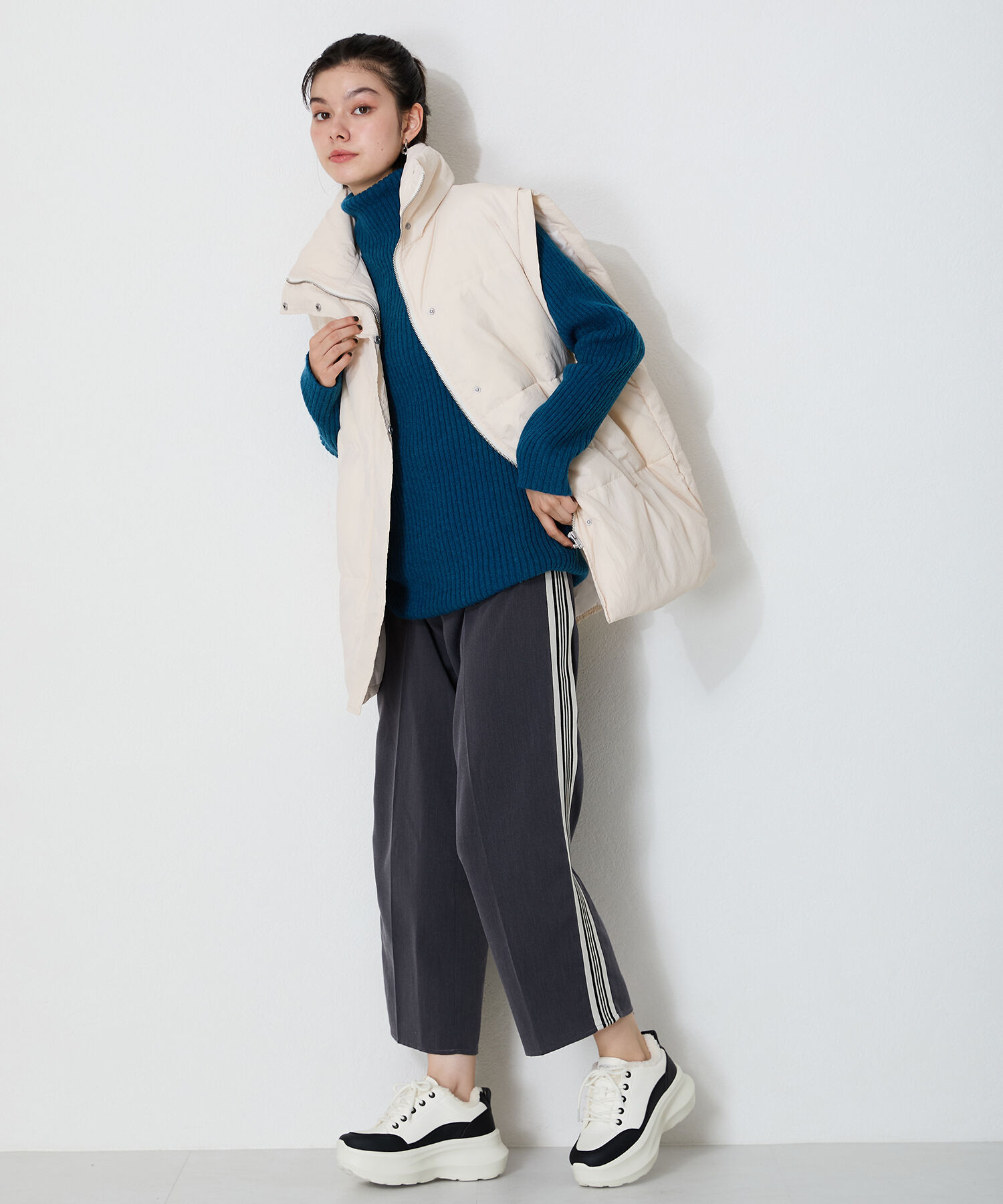 ORiental TRaffic「【 再入荷 】 ボア デザイン 厚底 スニーカー / OT3739」|スニーカー|