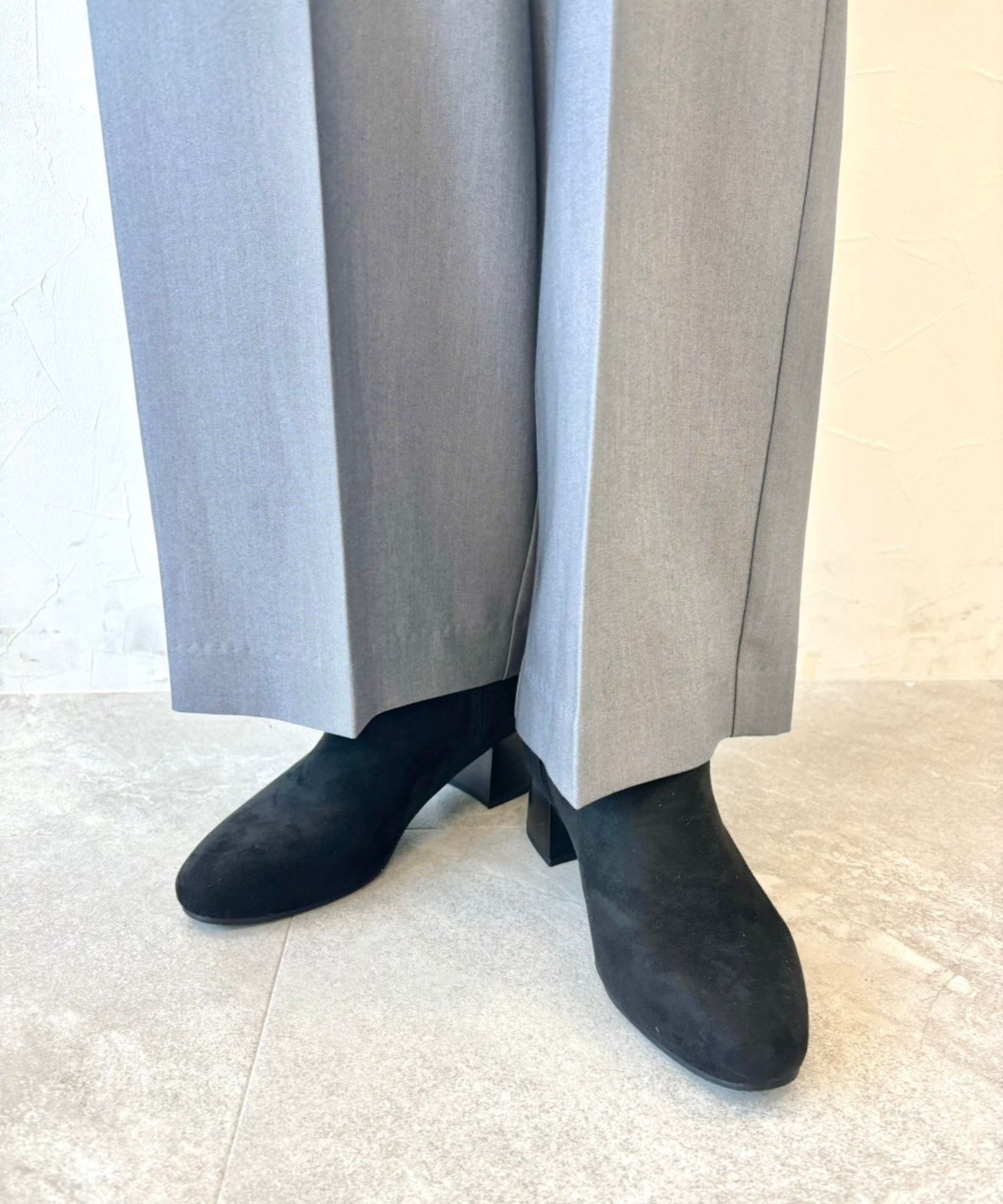 WA Oriental TRaffic「●2024秋冬新作●ビットモチーフミドルヒールブーツ/42406」|ショートブーツ|