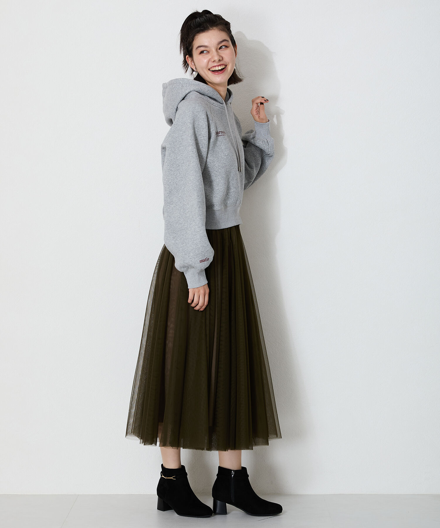 WA Oriental TRaffic「●2024秋冬新作●ビットモチーフミドルヒールブーツ/42406」|ショートブーツ|