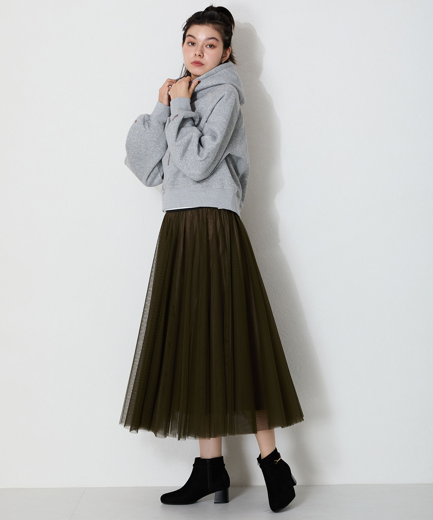 WA Oriental TRaffic「●2024秋冬新作●ビットモチーフミドルヒールブーツ/42406」|ショートブーツ|