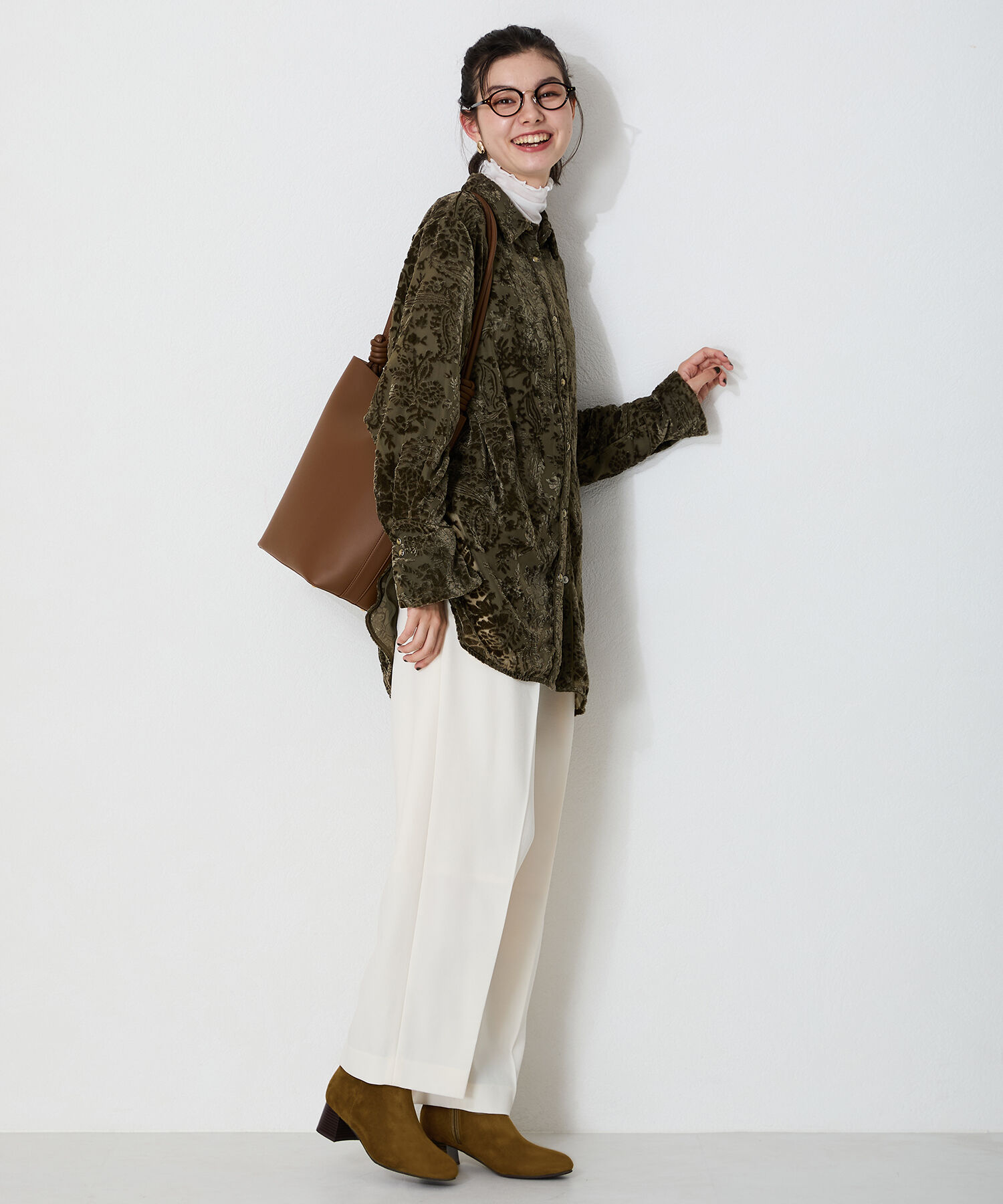 WA Oriental TRaffic「●2024秋冬新作●ビットモチーフミドルヒールブーツ/42406」|ショートブーツ|