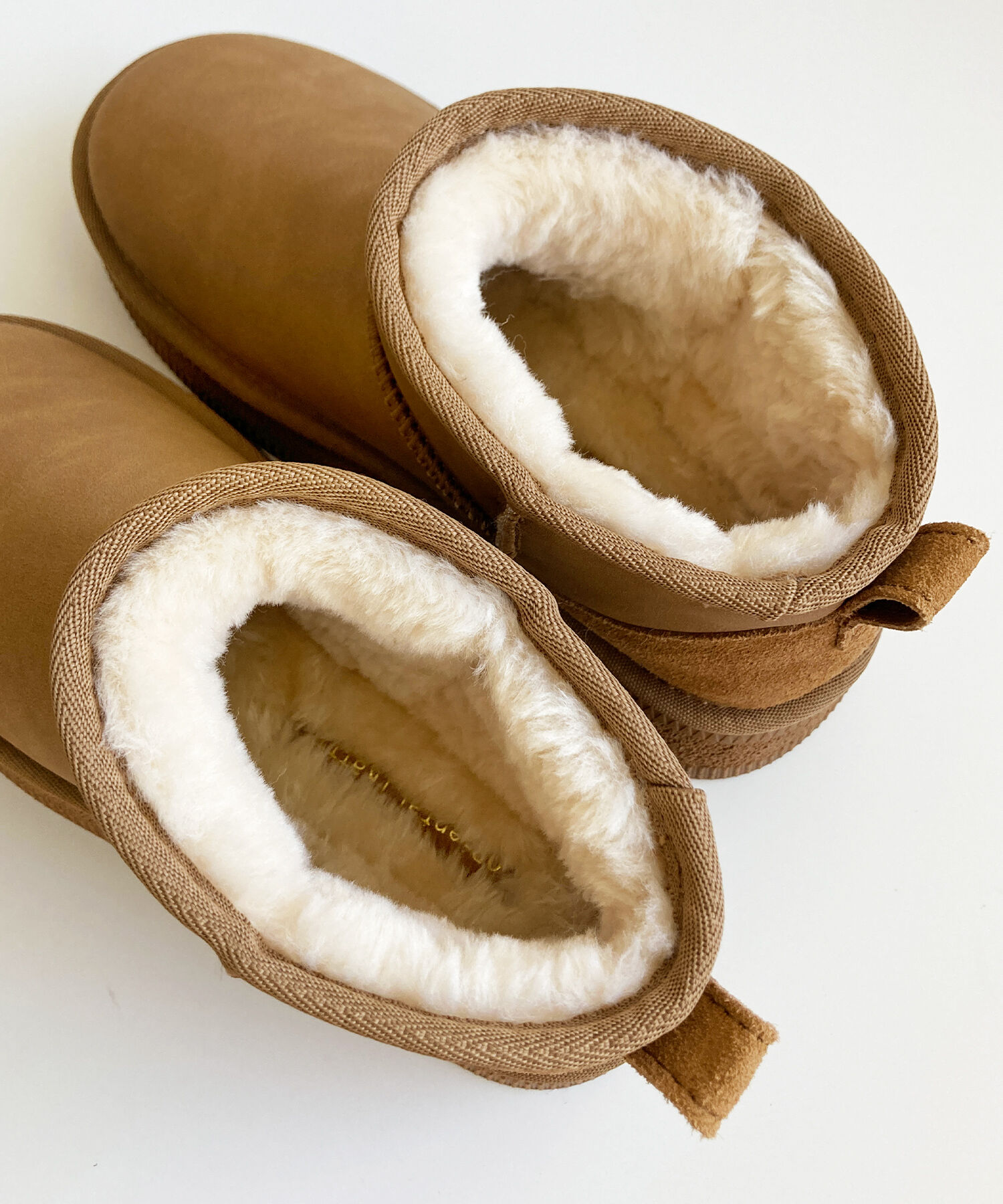 ORiental TRaffic「【 厚底 】フレアソール ムートン ショート ブーツ/41426 防寒」|ショートブーツ|