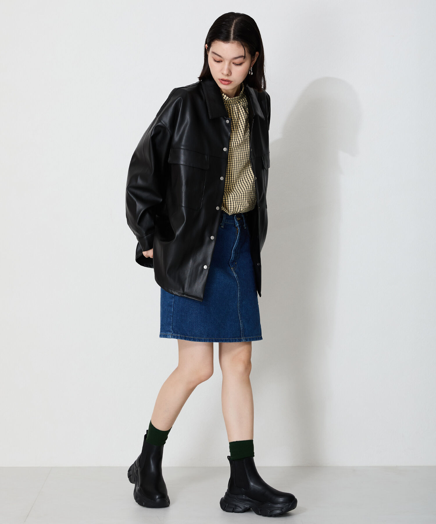 ORiental TRaffic「●2024秋冬新作●スニーカーソールサイドゴアブーツ/41432」|ショートブーツ|