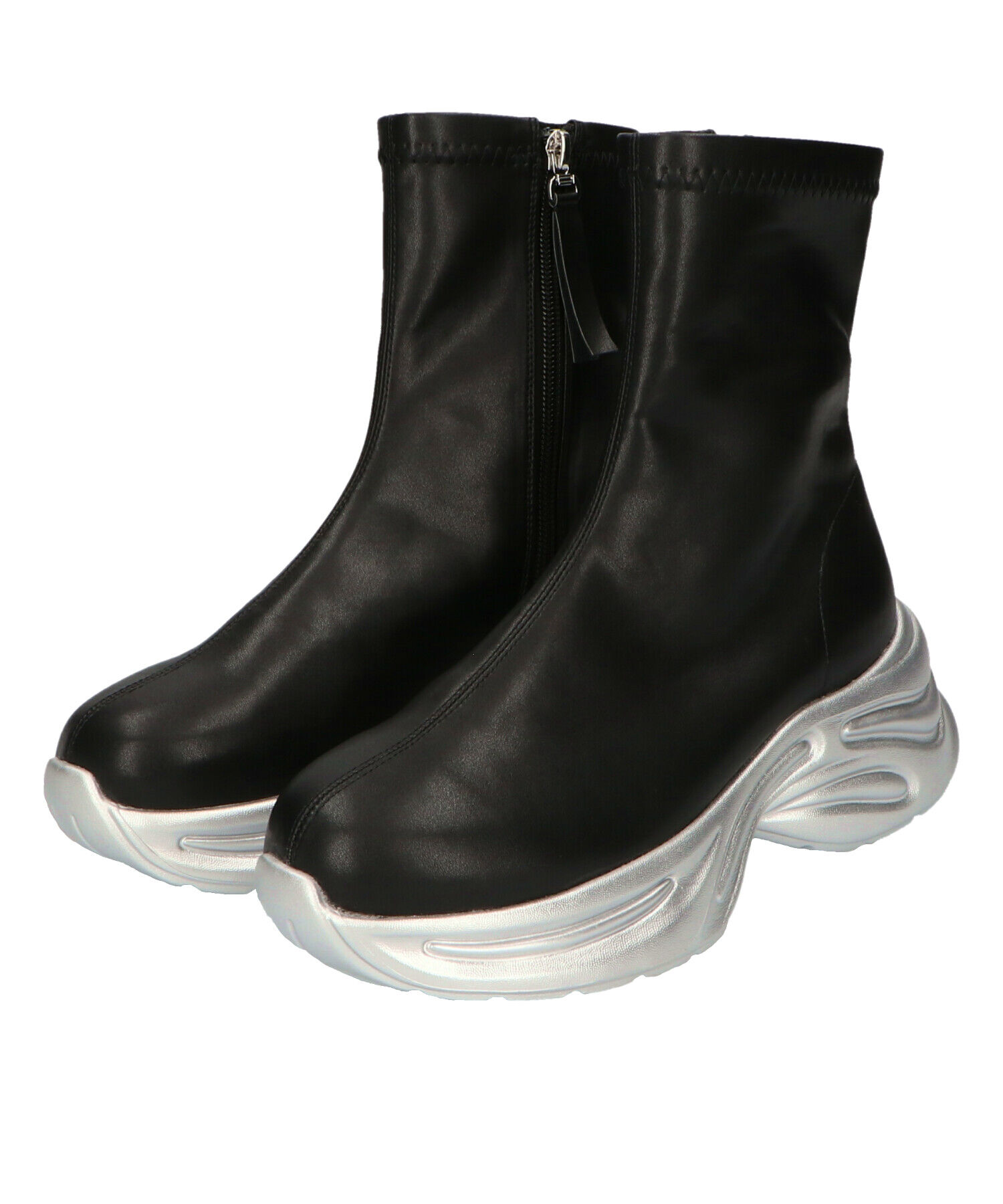 ORiental TRaffic「●2024秋冬新作●スニーカーソール配色ブーツ/41433」|ショートブーツ|