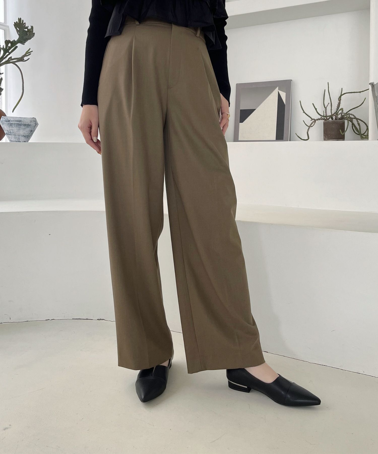 ORiental TRaffic「【WEB限定】メタリックライン フラット パンプス /45303 スリットパンプス 通勤靴」|パンプス|