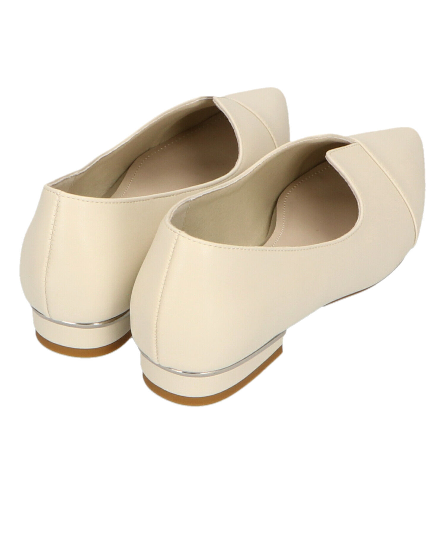 ORiental TRaffic「【WEB限定】メタリックライン フラット パンプス /45303 スリットパンプス 通勤靴」|パンプス|