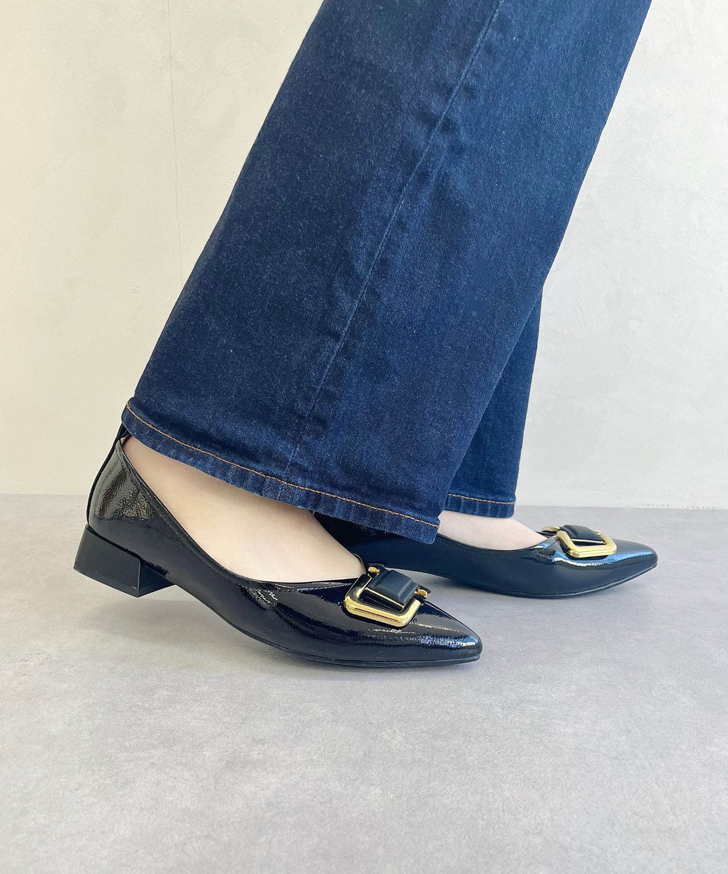 ORiental TRaffic「ポインテッドトゥモチーフパンプス/51104 パンプス フラット 人気 トレンド」|パンプス|