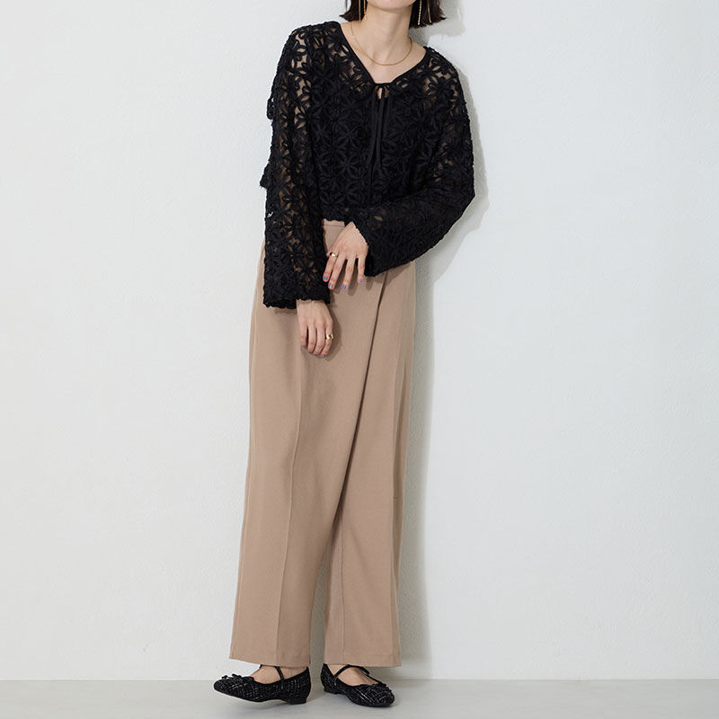 ORiental TRaffic「ツイードバレエストラップパンプス/51106」|パンプス|